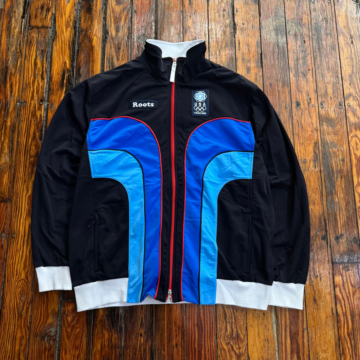 Vintage USA Olympics Torino 06 Zip-Up Jacket Sz XXL