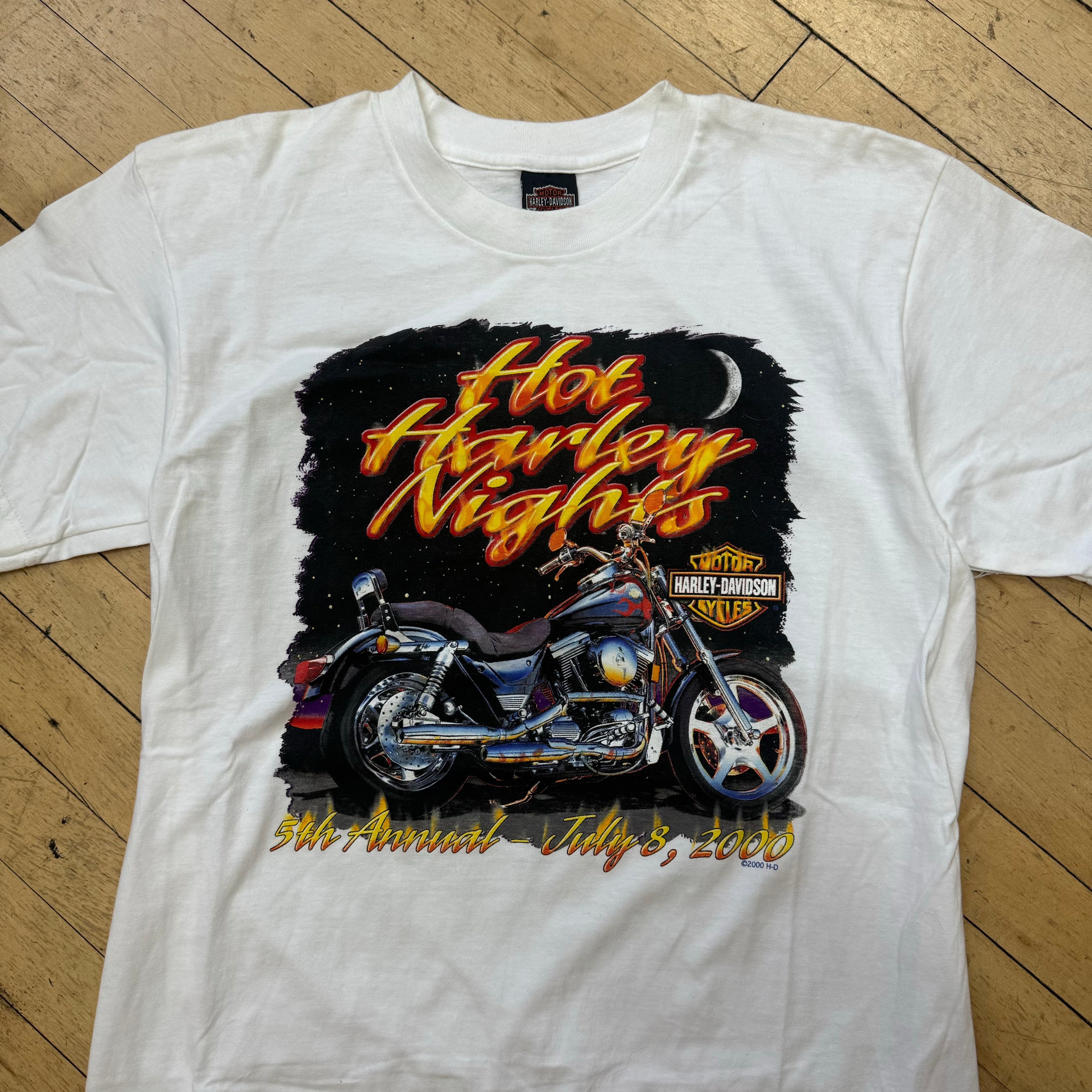 Hot Harley Nights Sioux Falls 2000 T-shirt Sz L