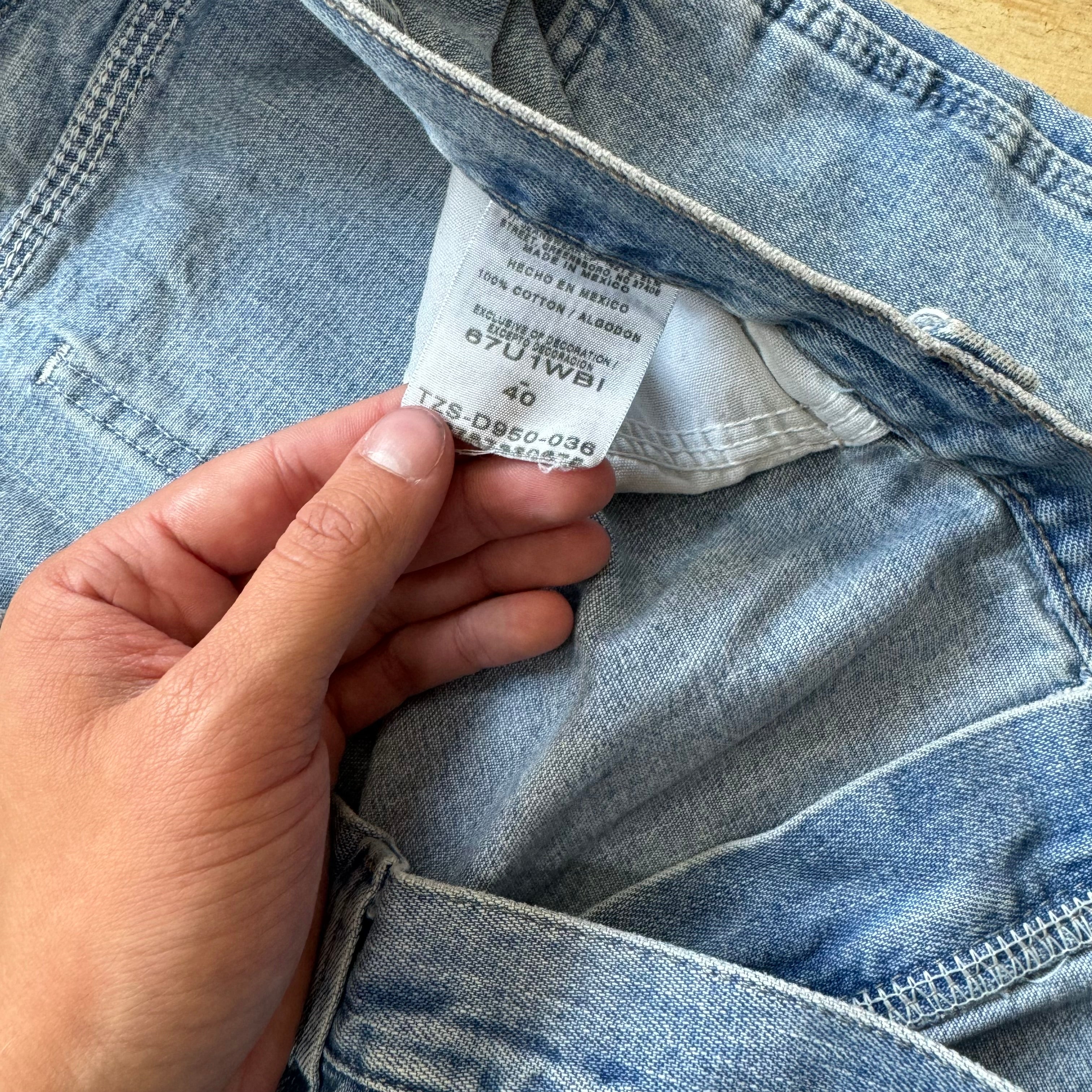 Vintage Light Denim Wrangler Jeans shorts Sz 40