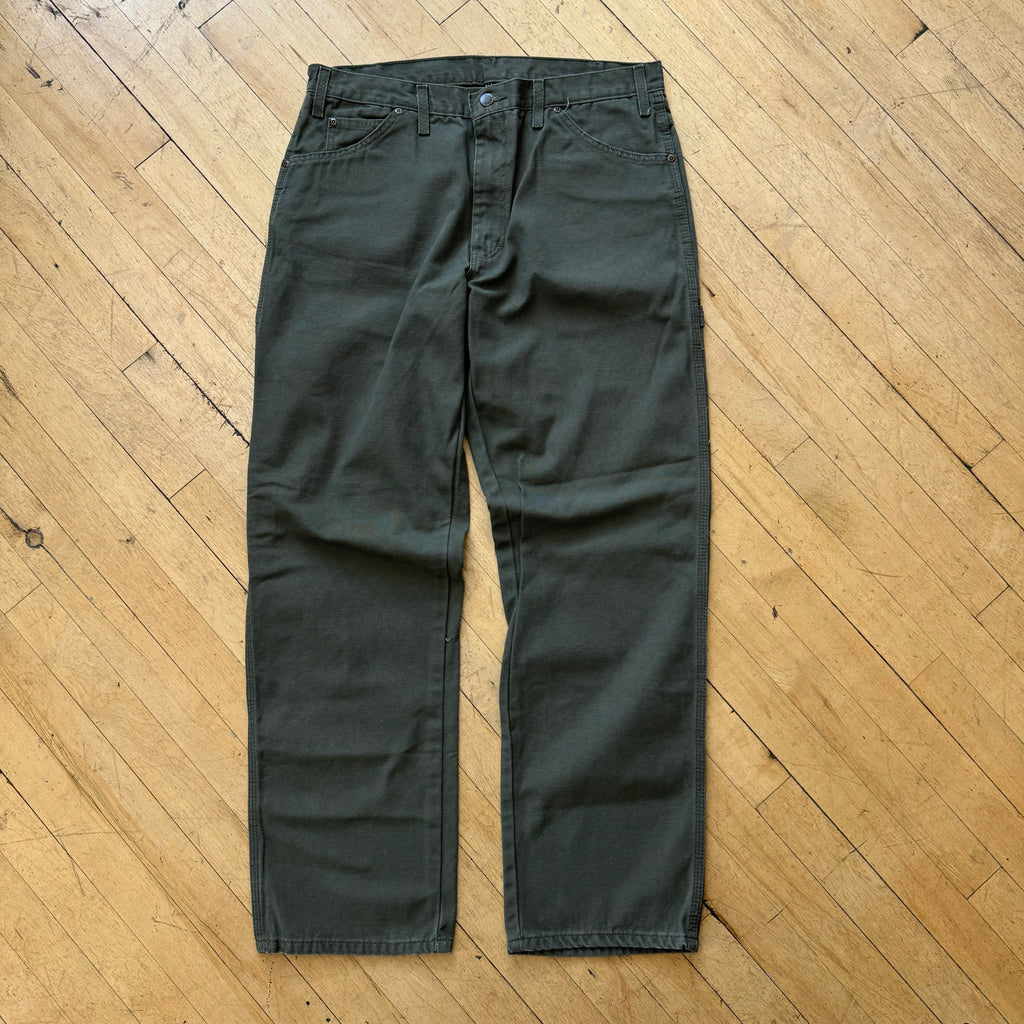 Vintage Olive Dickie Denim Jeans Sz 36x34