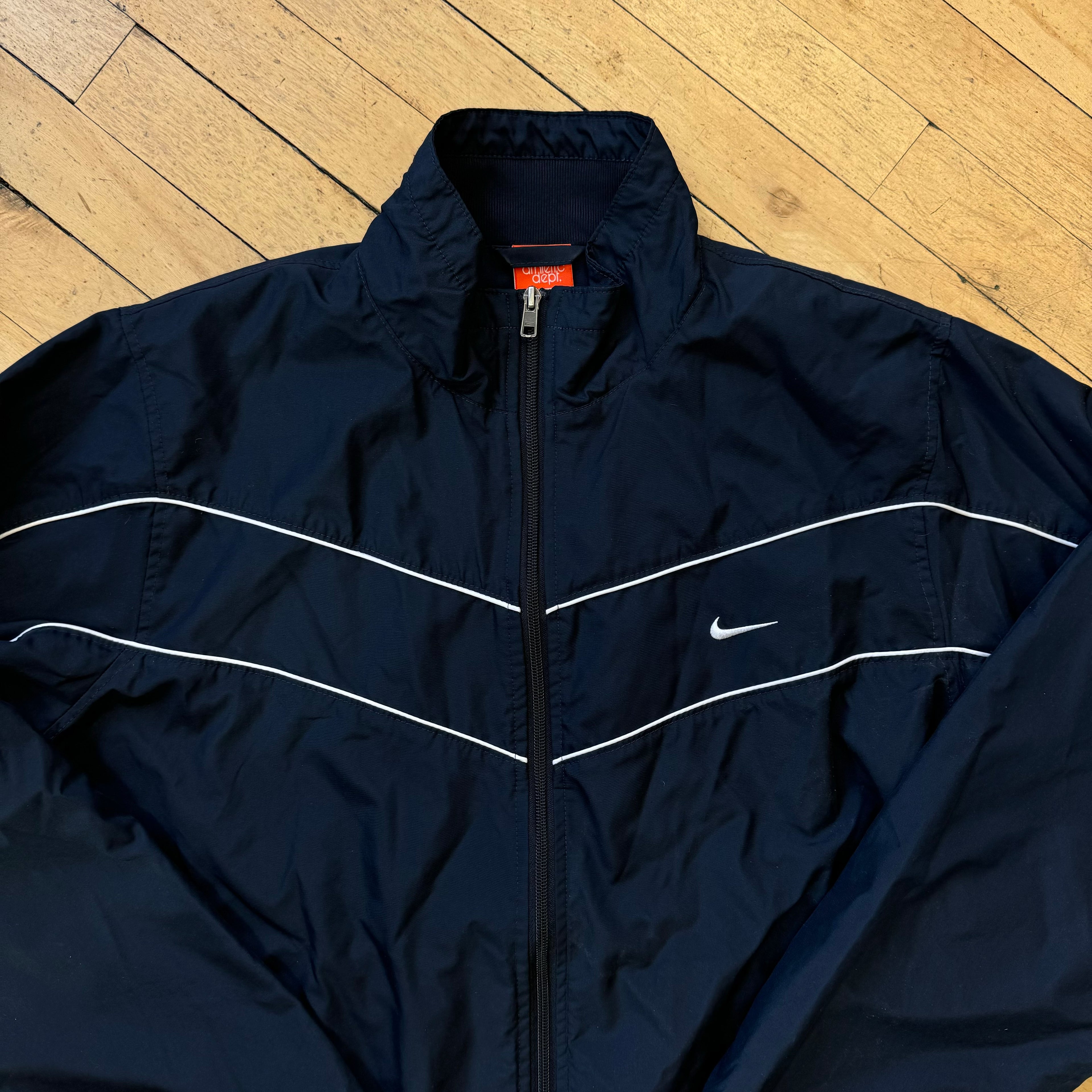 Vintage Navy Nike Track Jacket Sz M