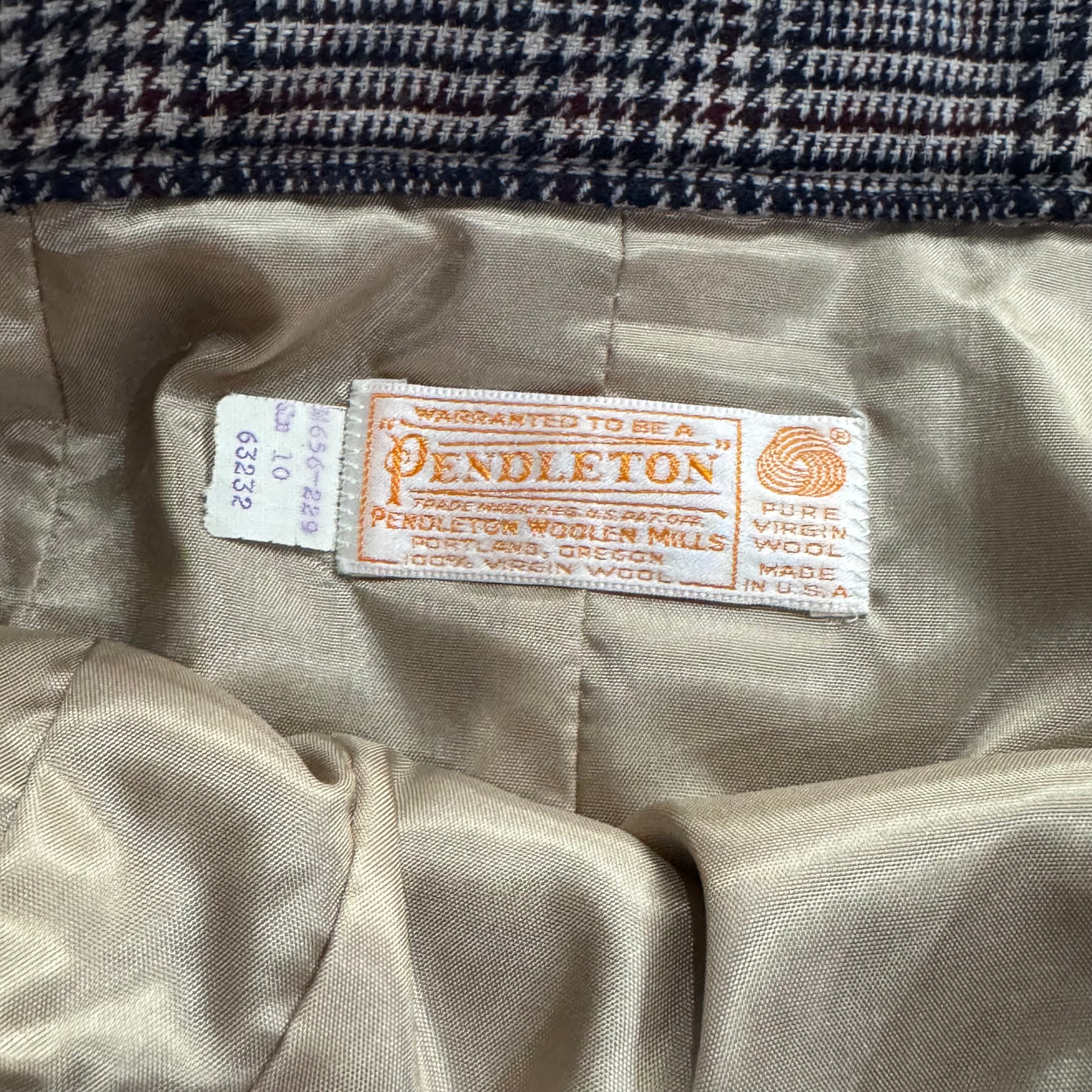 Vintage Pendleton Skirt Sz 10
