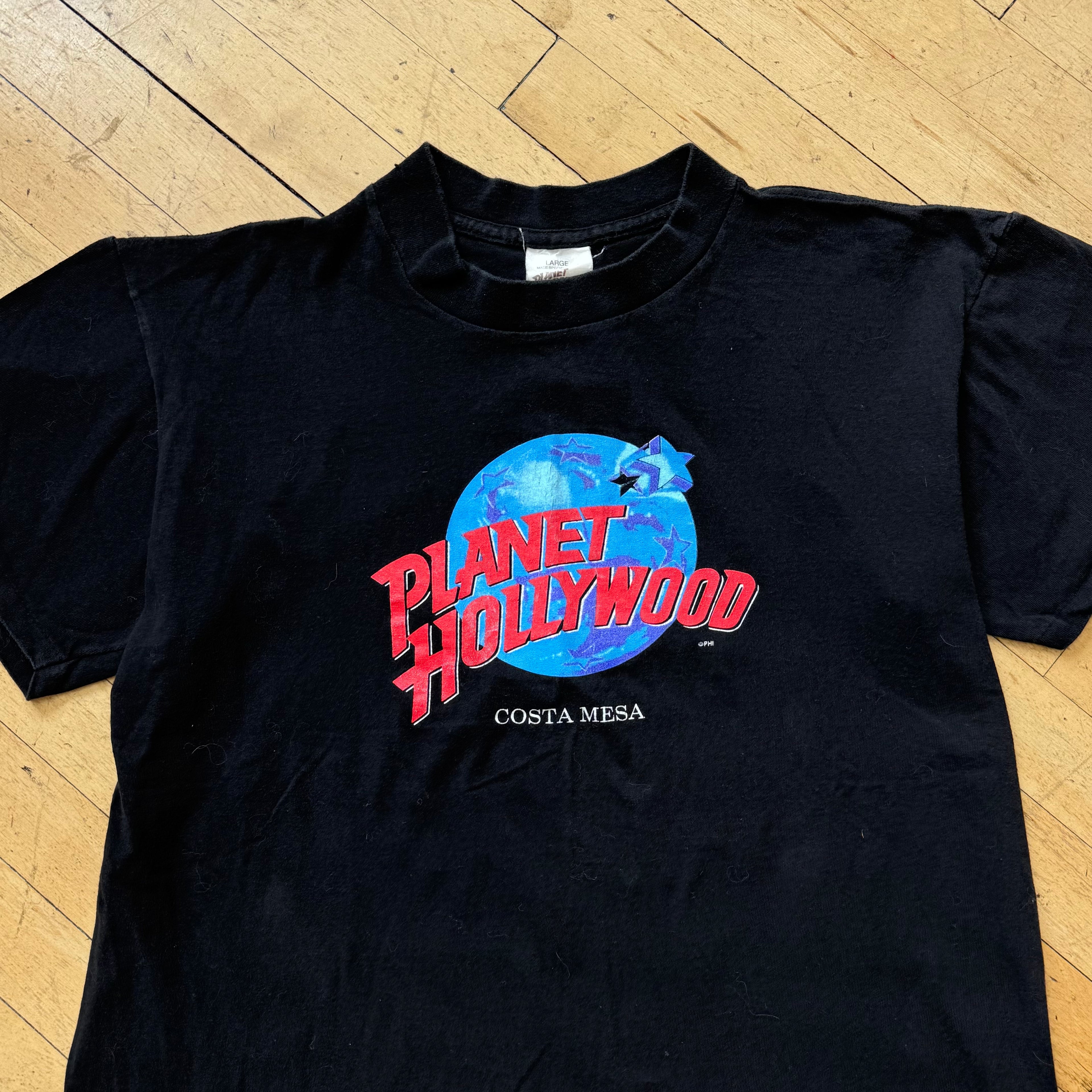 Vintage Planet Hollywood Costa Mesa T-shirt Sz L