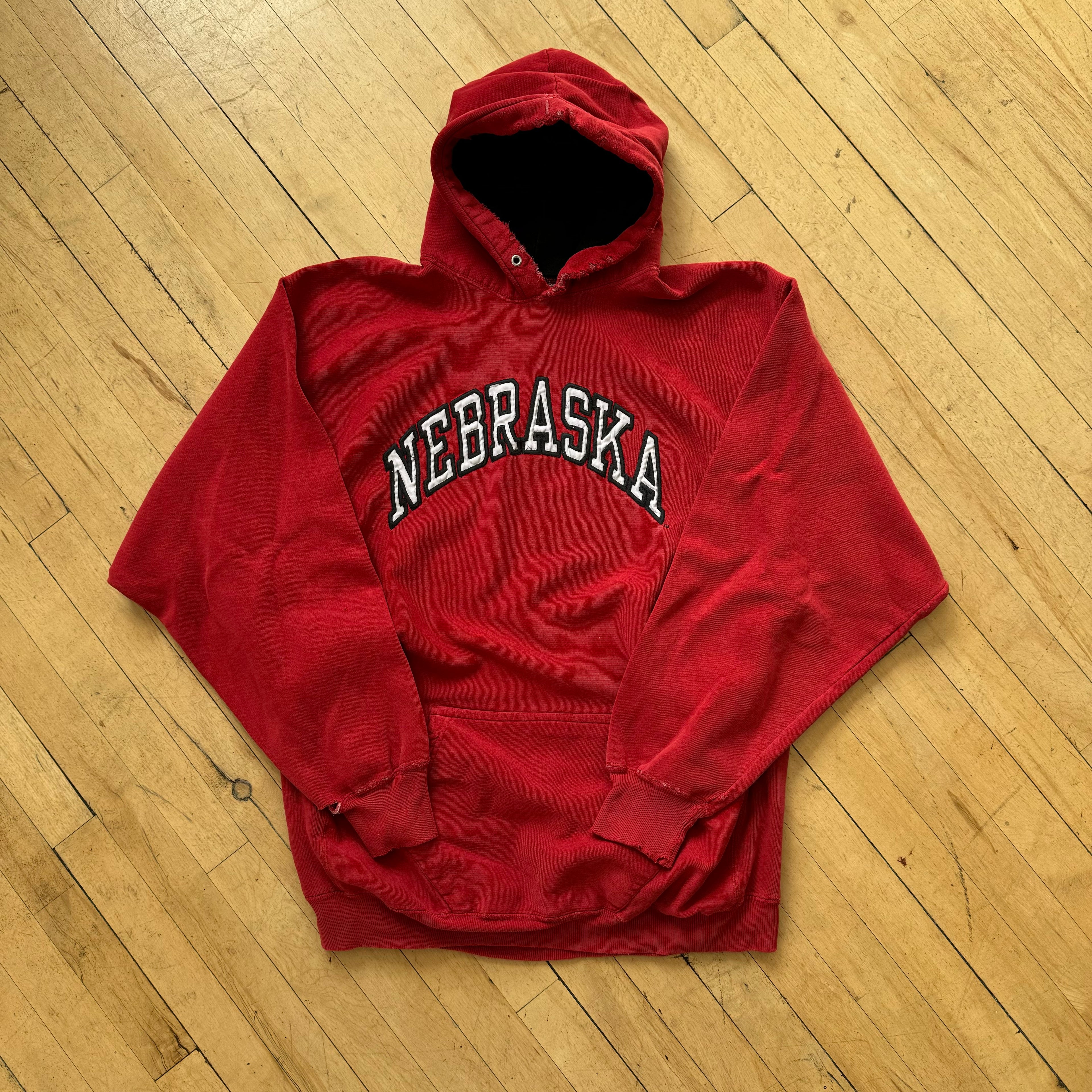 Vintage Nebraska Huskers Hoodie Sz XL