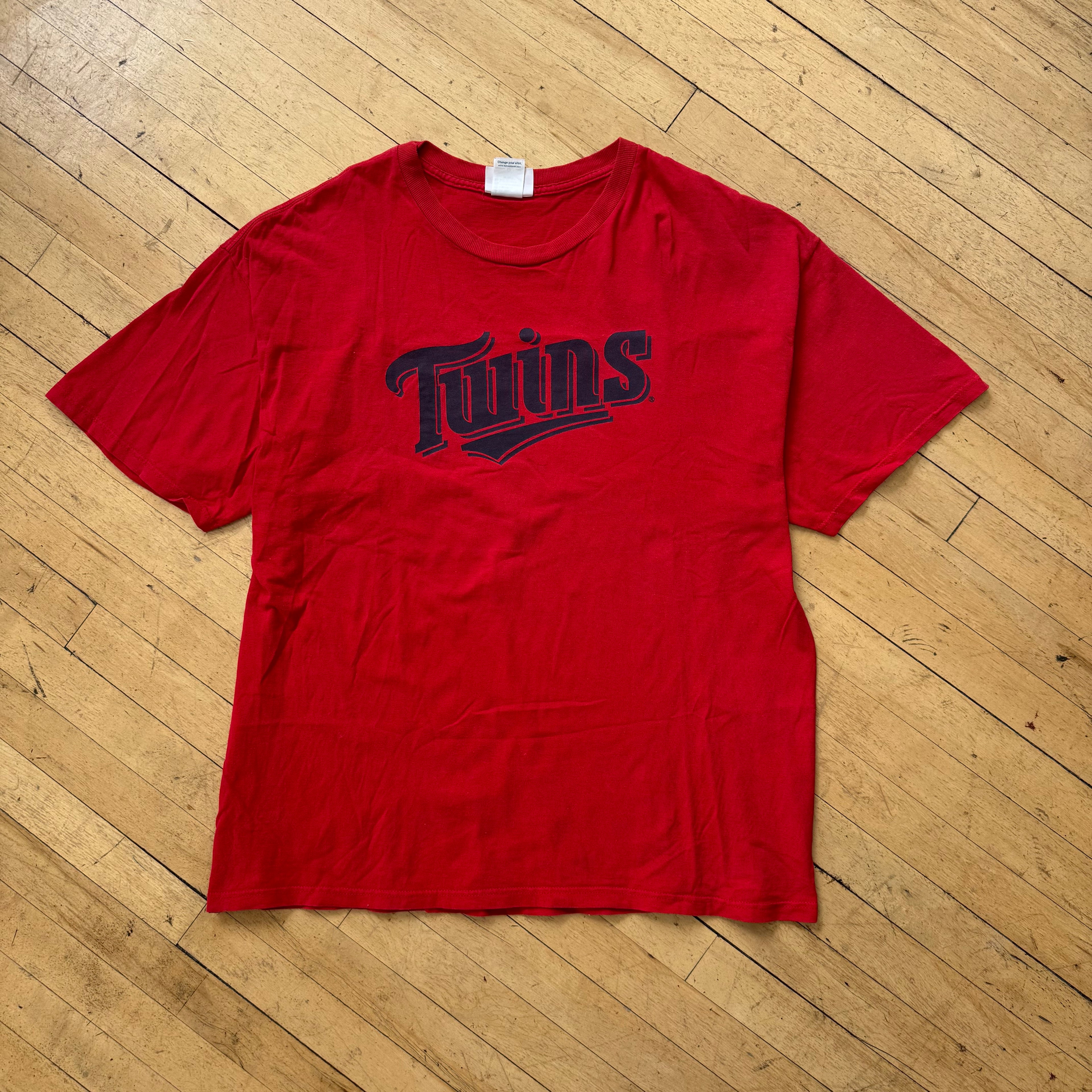 Vintage Adidas Minnesota Twins T-shirt Sz XXL