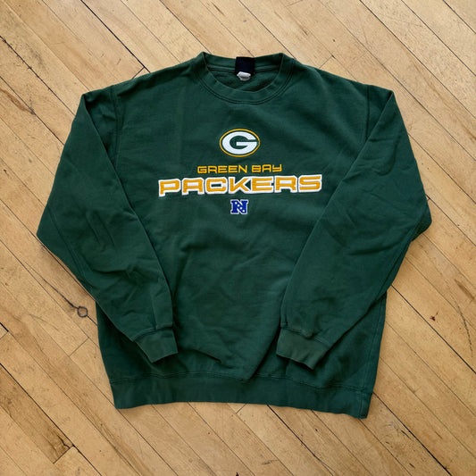 Vintage Packers SpellOut CrewNeck Sz L