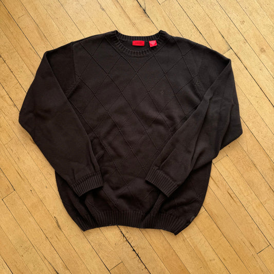 Vintage Brown Izod Sweater Sz XL