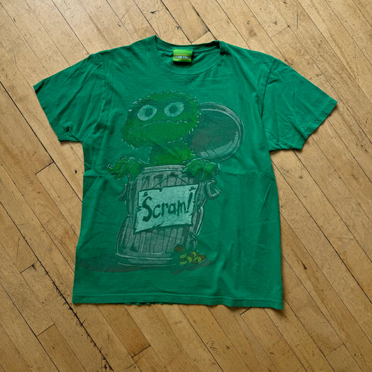 Y2K Oscar The Grouch T-shirt Sz M