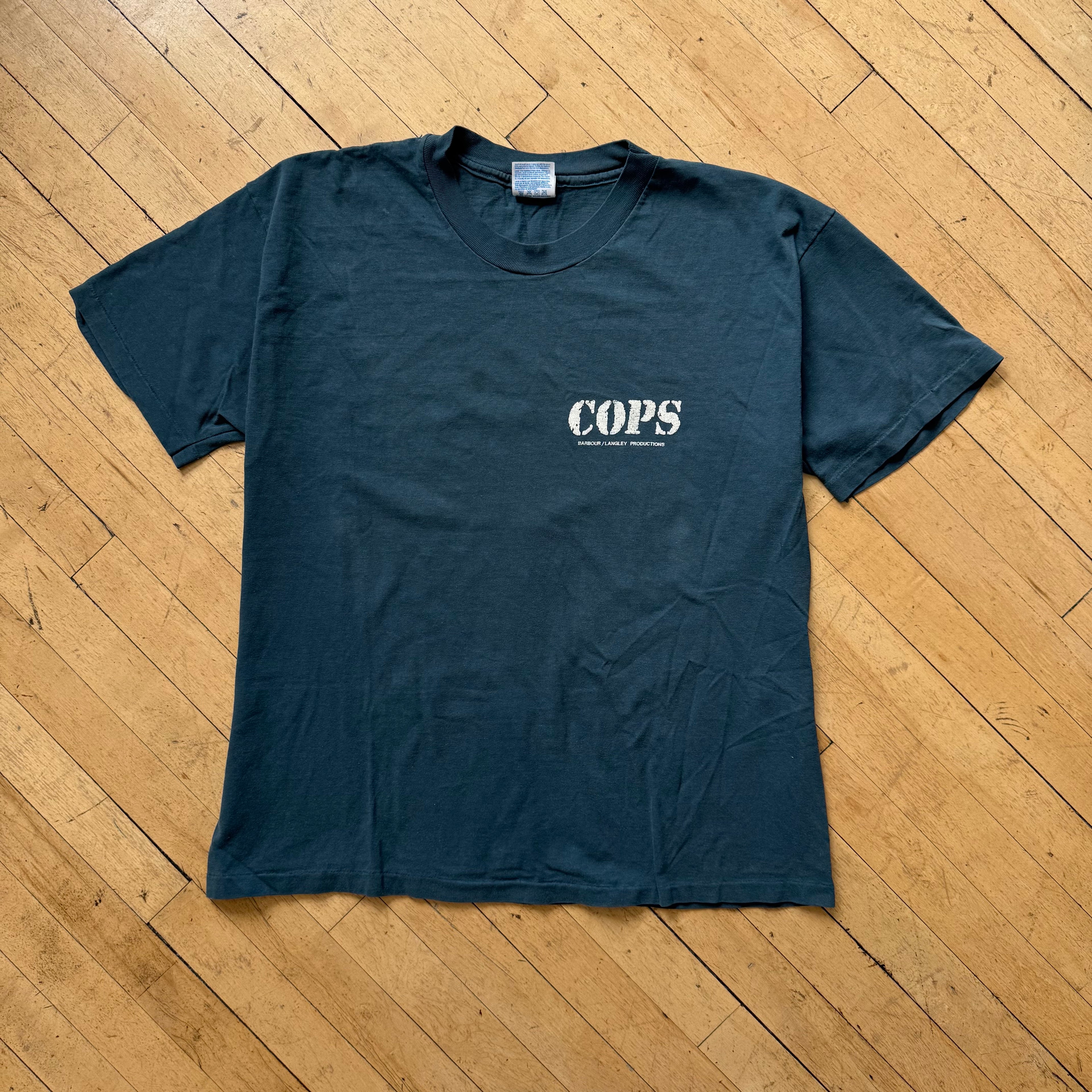 Vintage Cops T-shirt Sz XL