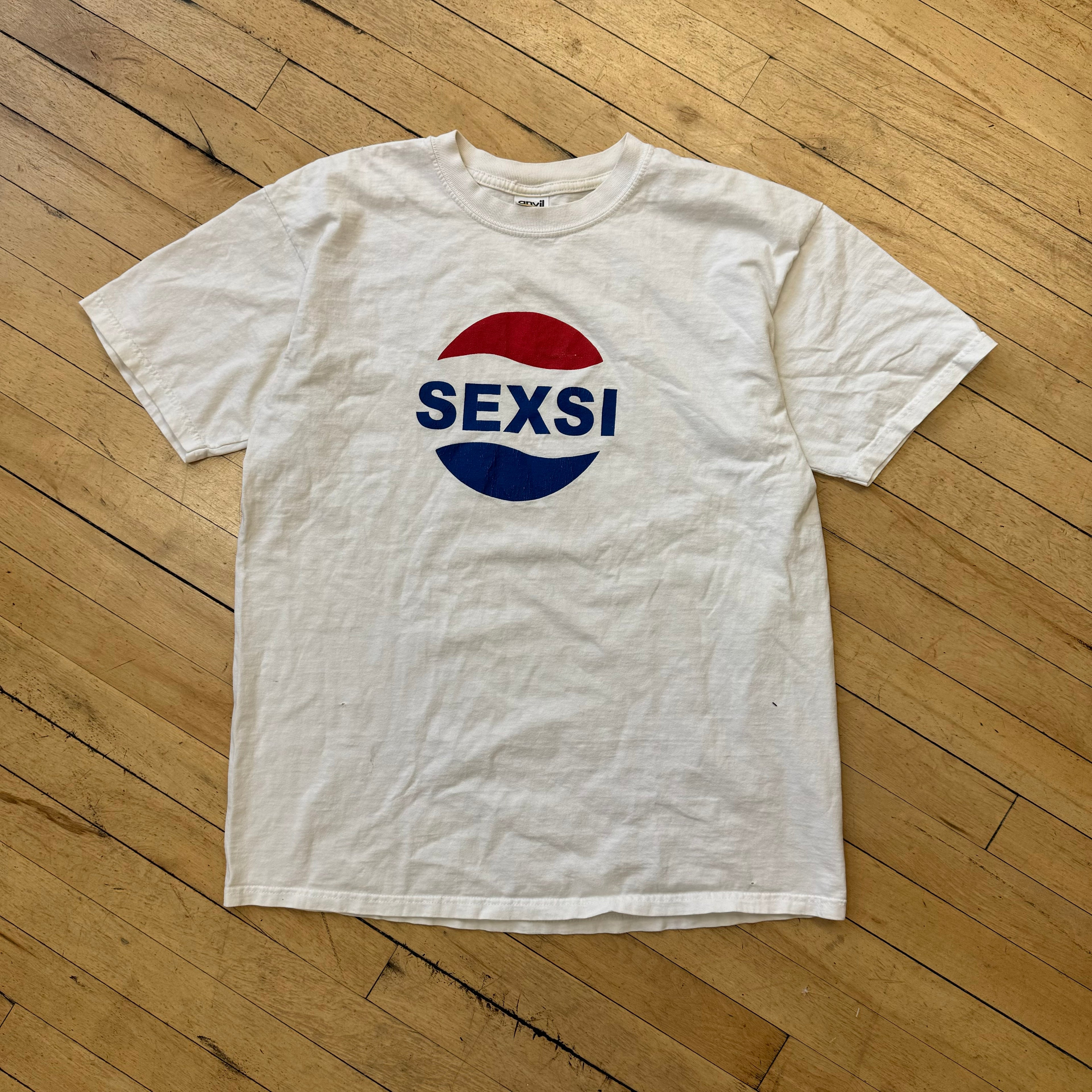 Vintage Sexsi Pepsi Parody T-shirt Sz L