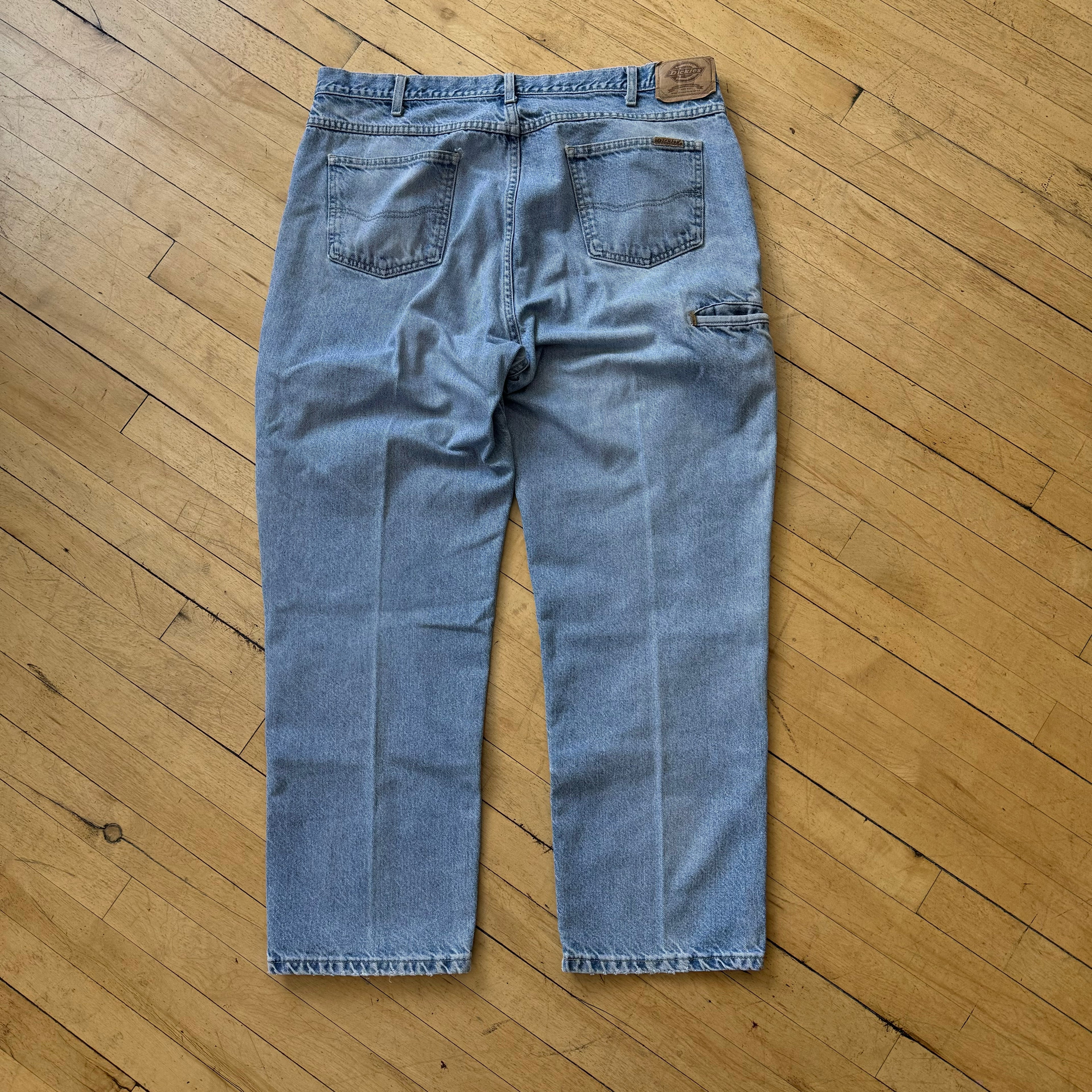 Vintage Dickies Double Knee Light Wash Denim Sz 40