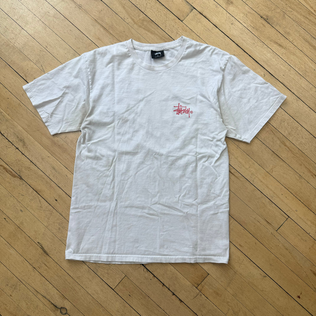 2000s Classic Stussy Logo T-shirt Sz M