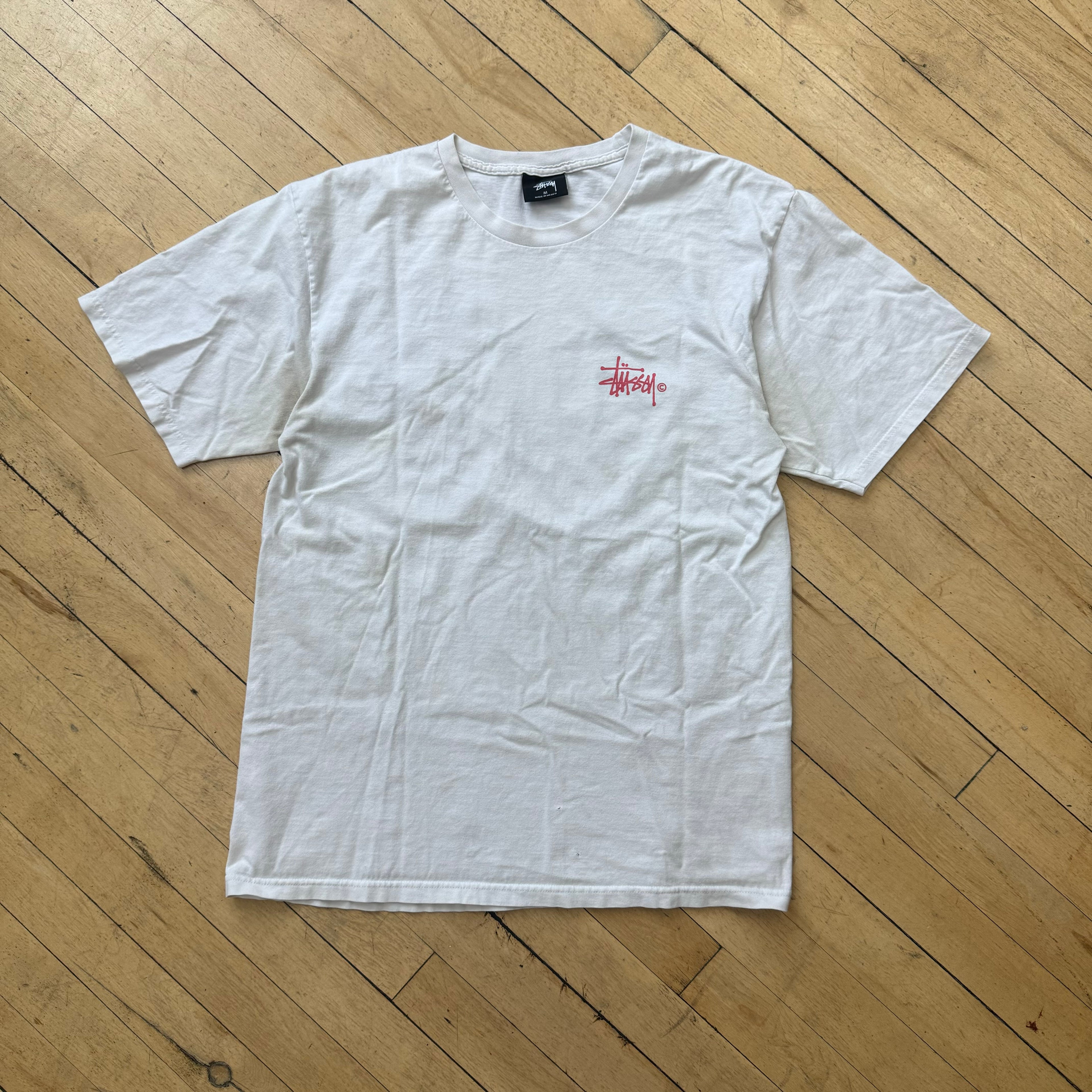 2000s Classic Stussy Logo T-shirt Sz M