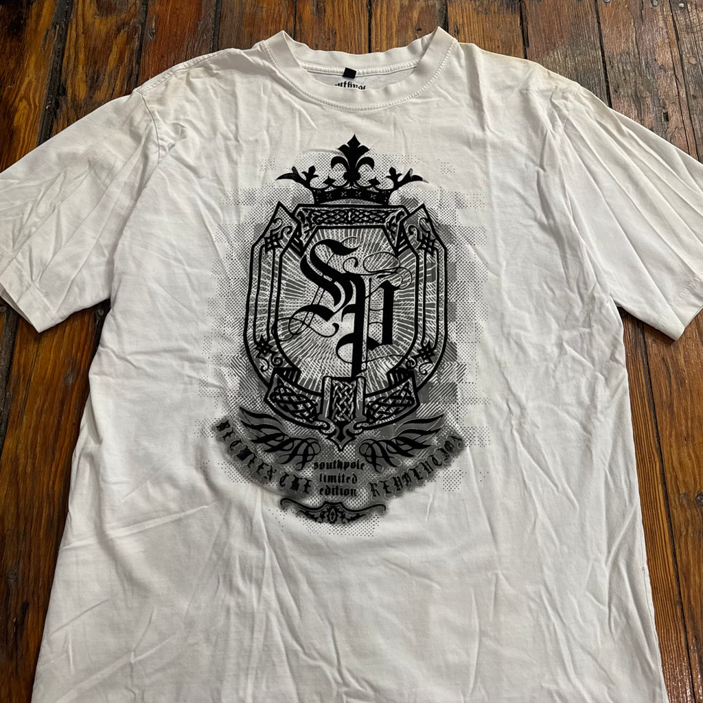 Y2K SouthPole Crown T-shirt Sz L