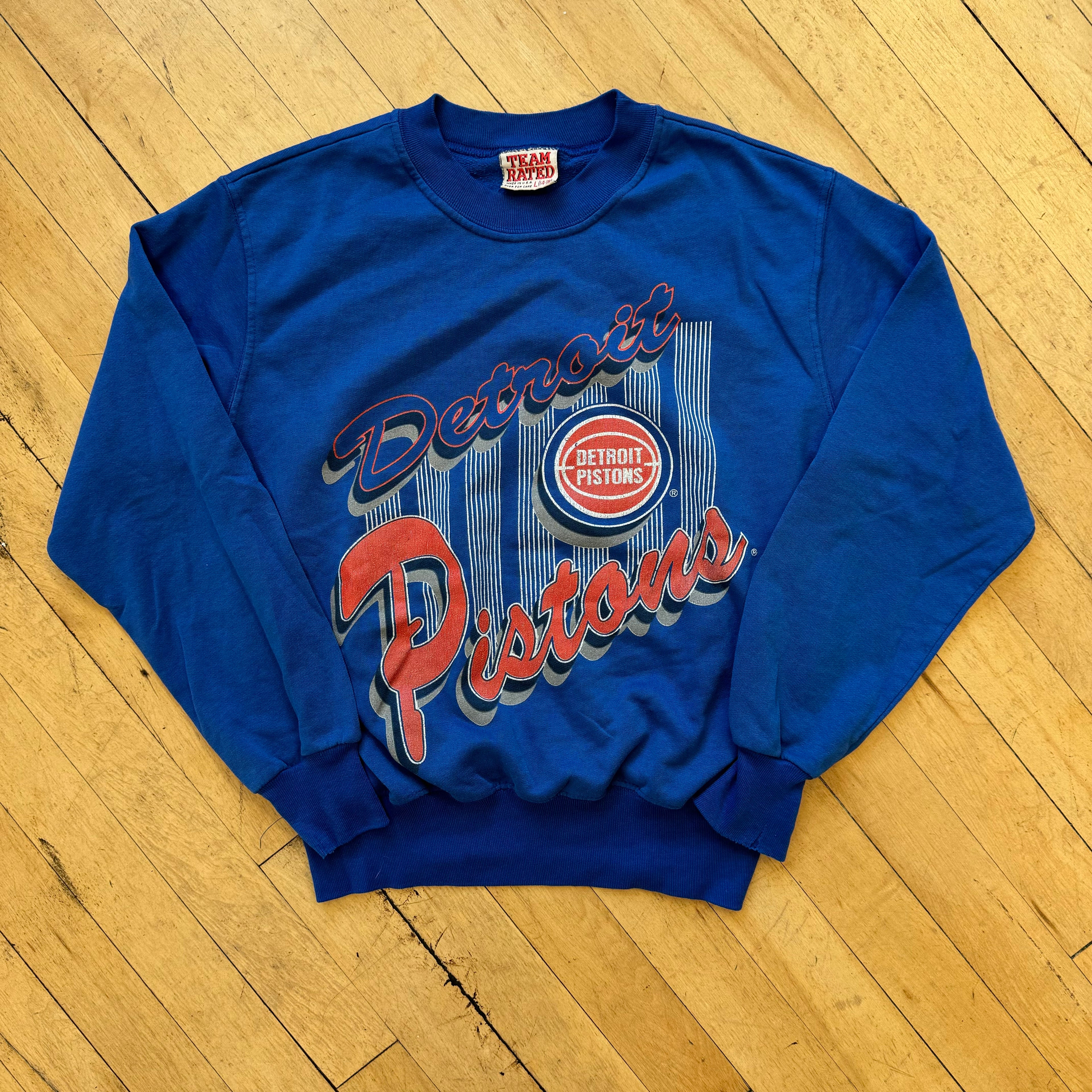 Vintage Detroit Pistons Crewneck Sz YTH L