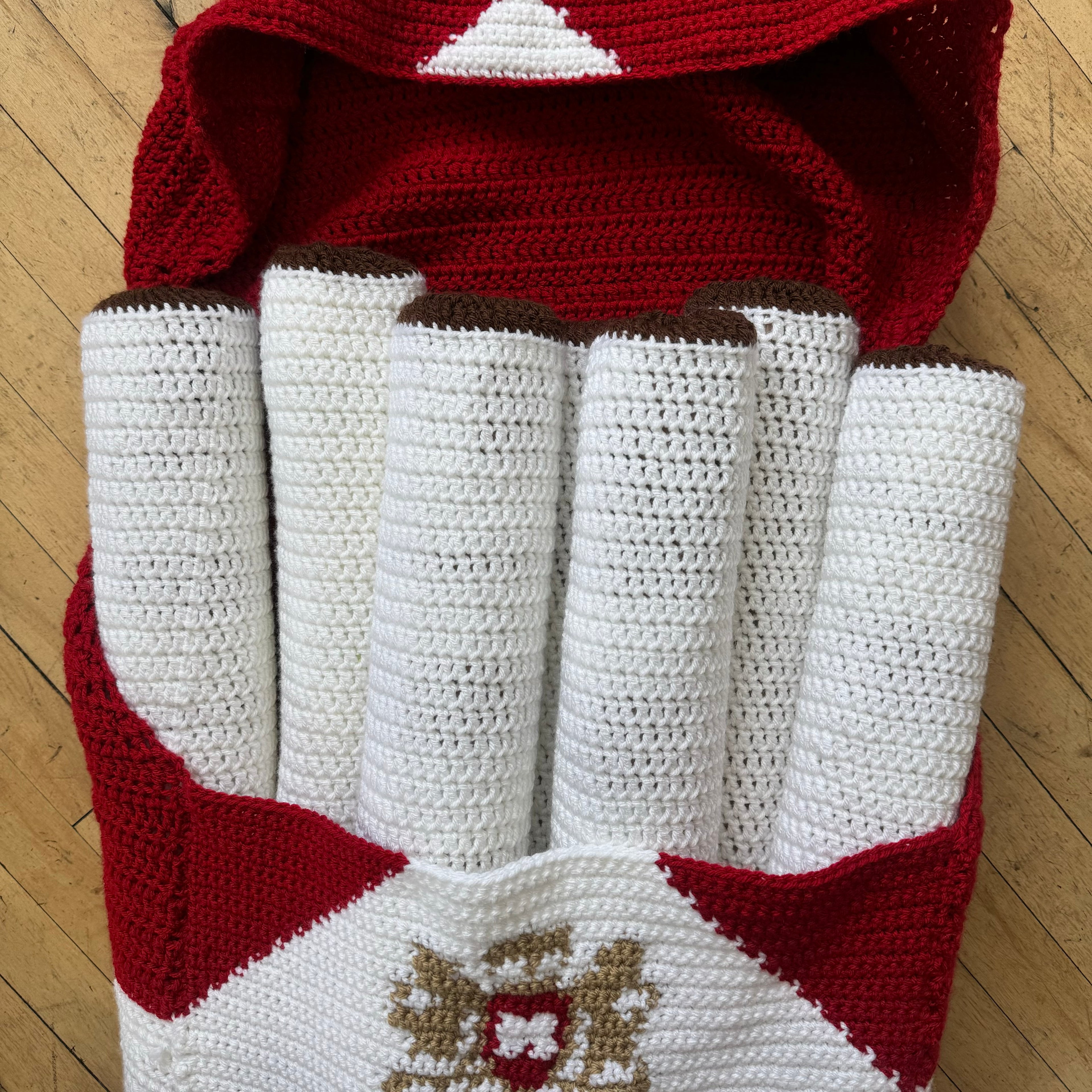 Handmade Crocheted Marlboro Cigarette Box raffle