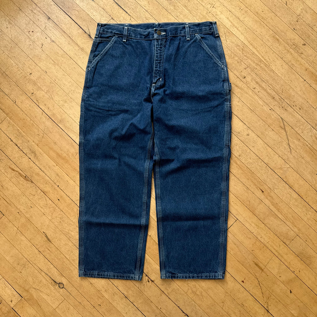 Vintage Dark Wash Carhartt Denim Jeans Sz 38x34