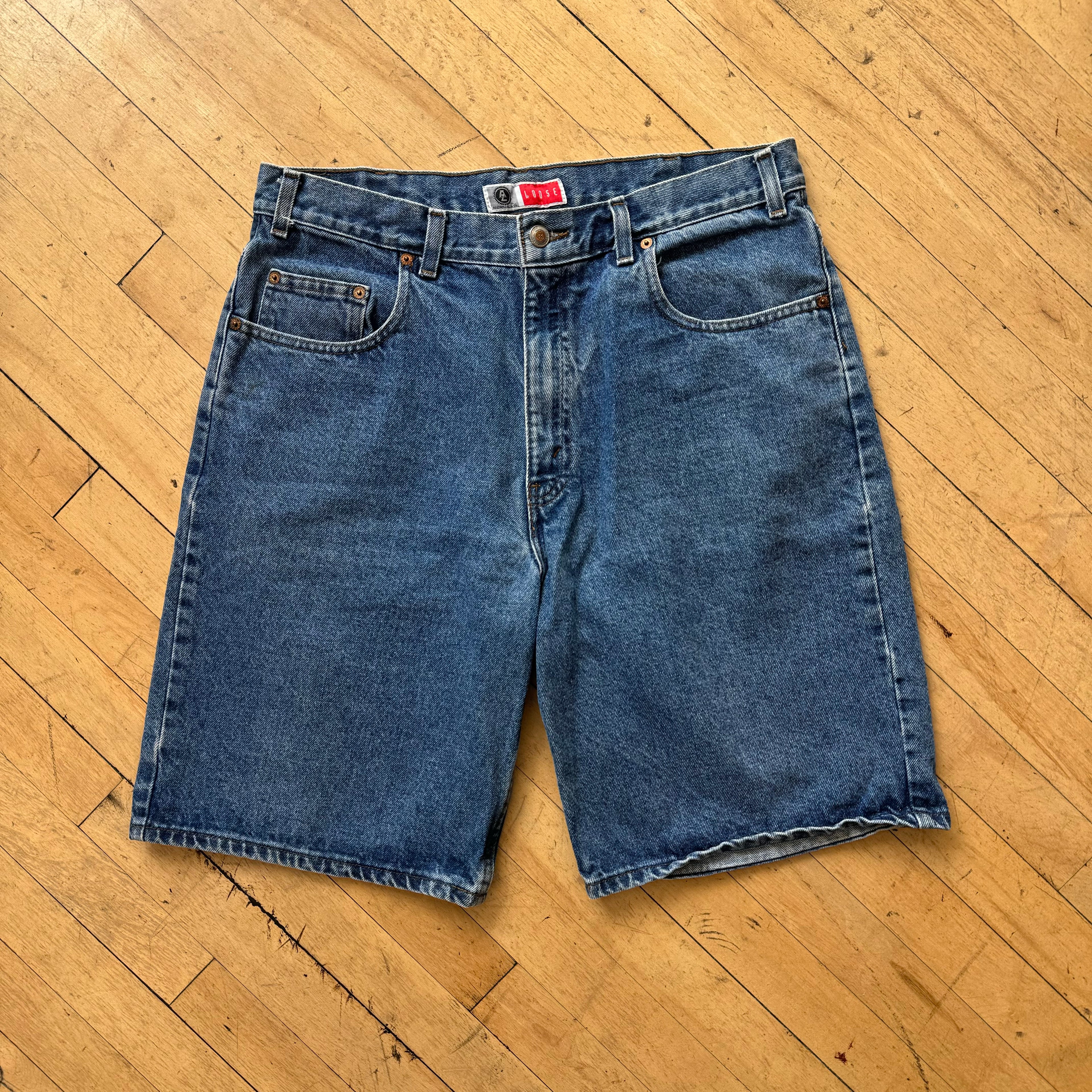 Vintage Arizona Loose Denim Jean Shorts Sz 34