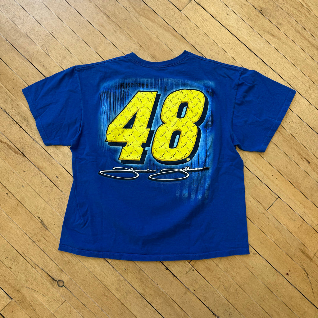 Y2K Jimmie Johnson Nascar #48 T-shirt L
