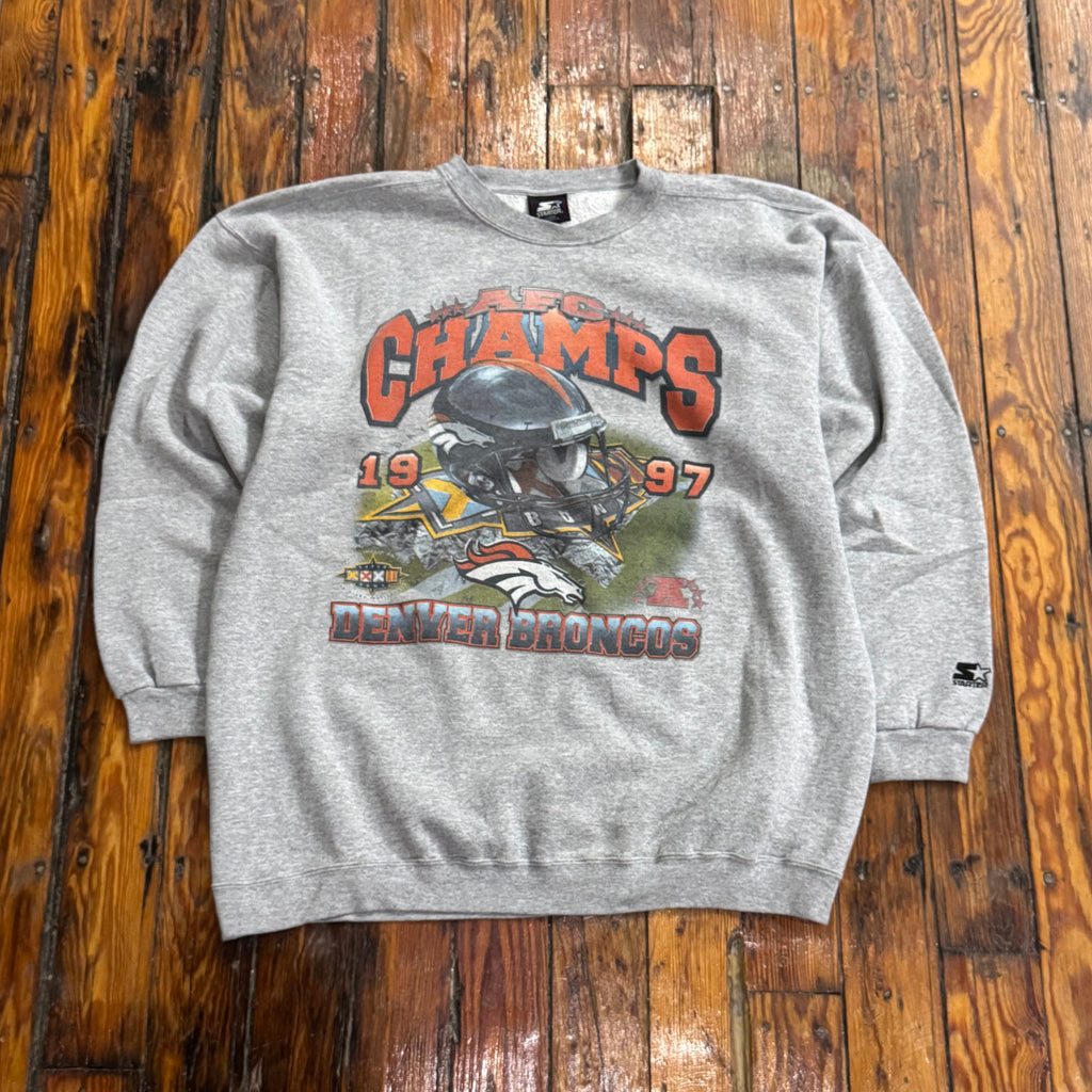 Vintage Denver Broncos Champs CrewNeck Sz XL