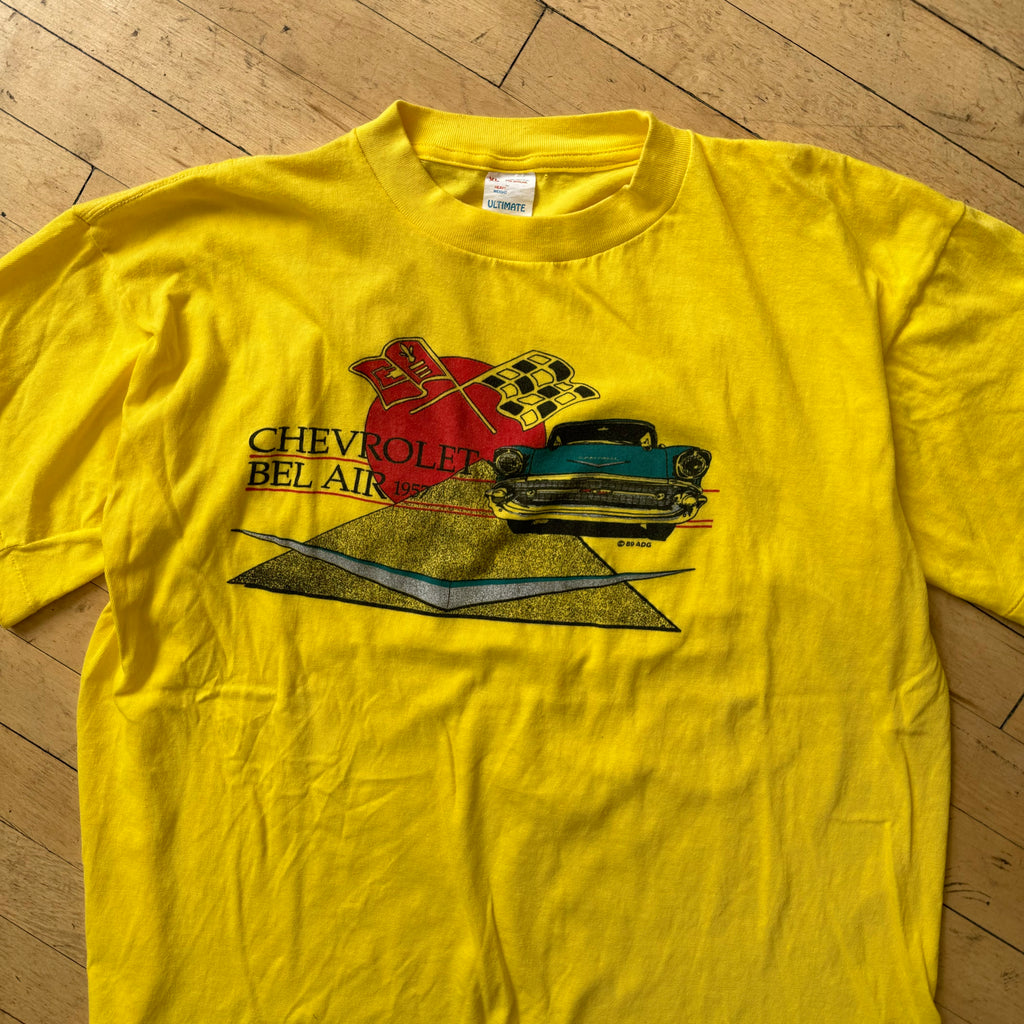 Vintage 80s Chevrolet Bel-Air T-shirt Sz XL