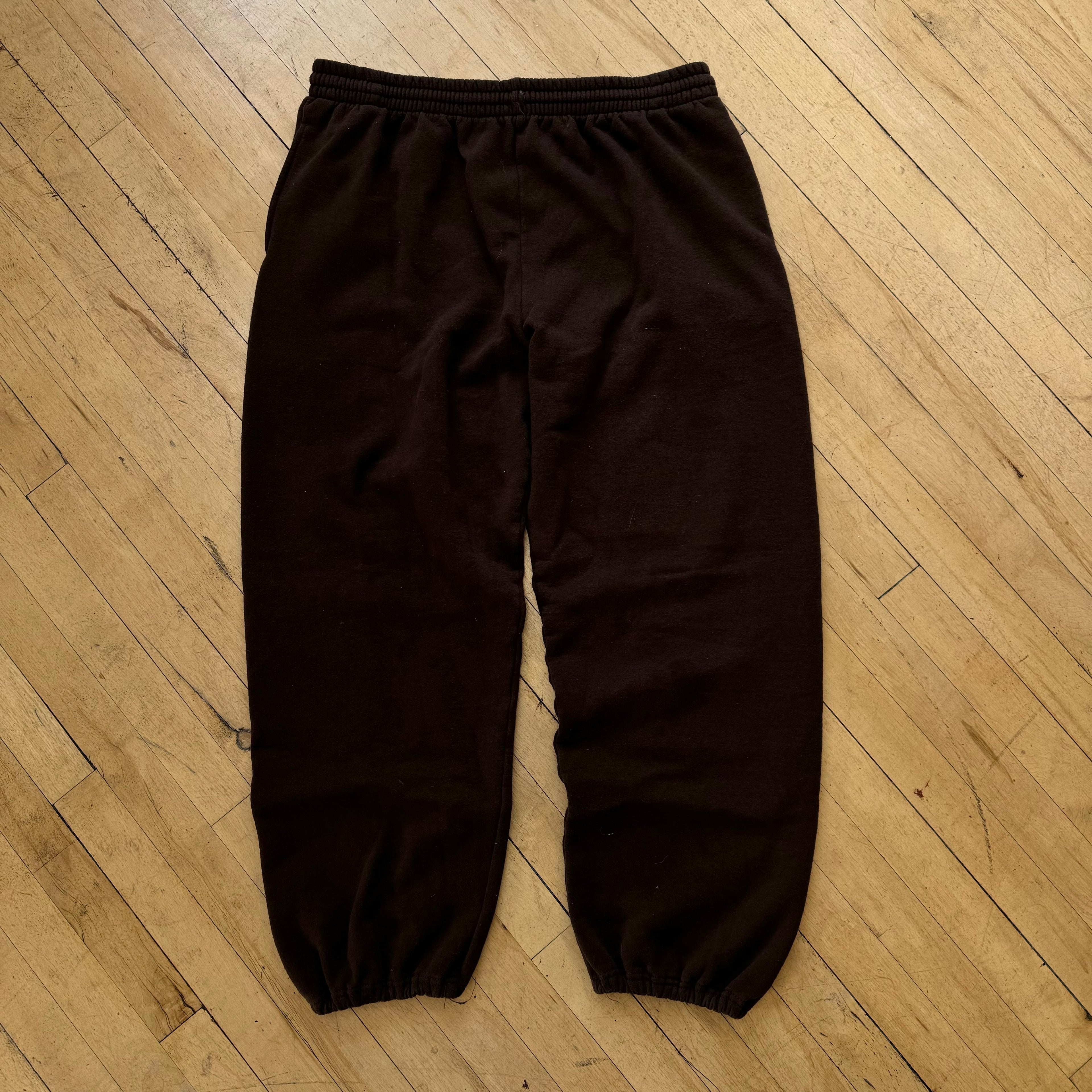 Vintage Brown Fruit Of the loom Sweatpants Sz L