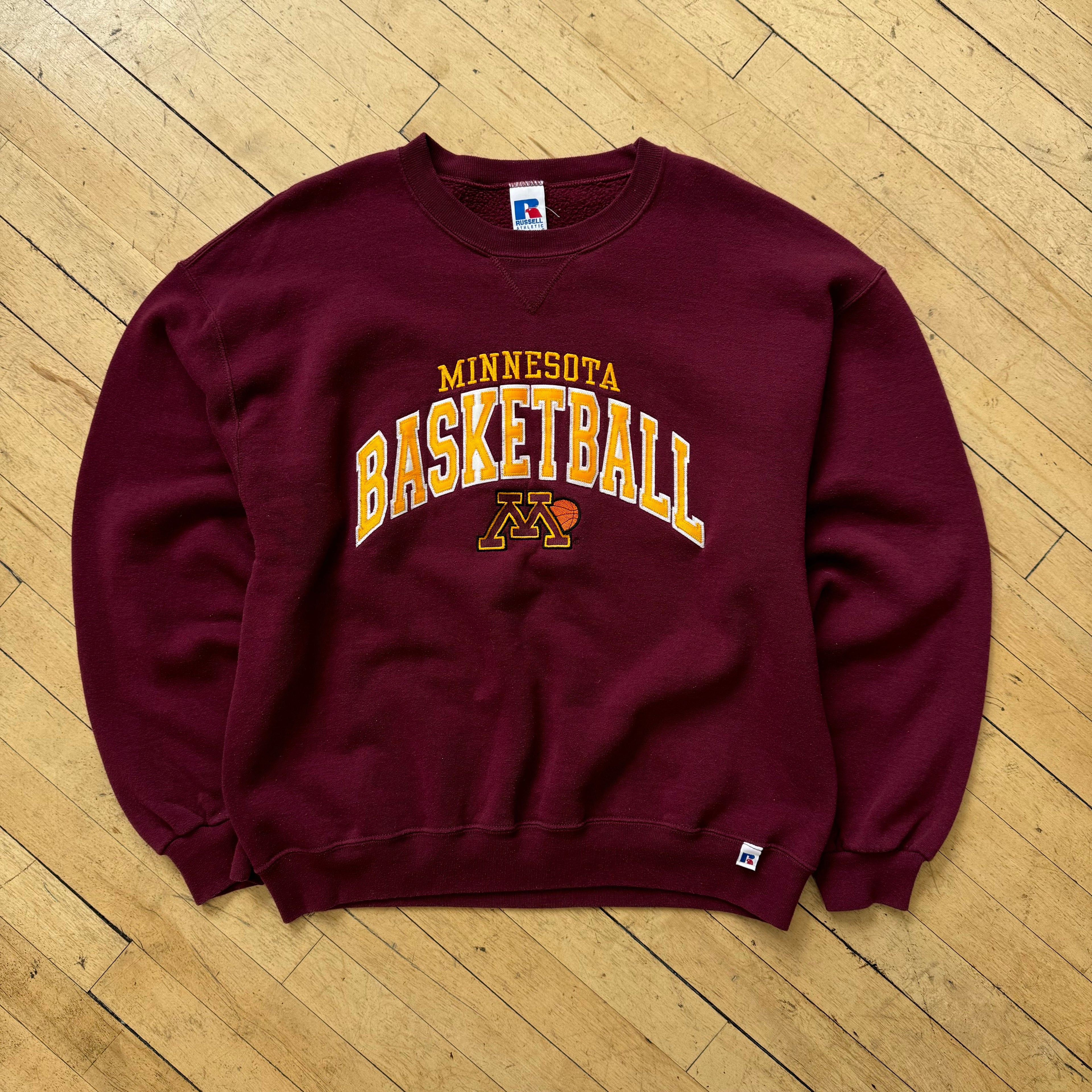Vintage Minnesota Gophers Basketball CrewNeck Sz L
