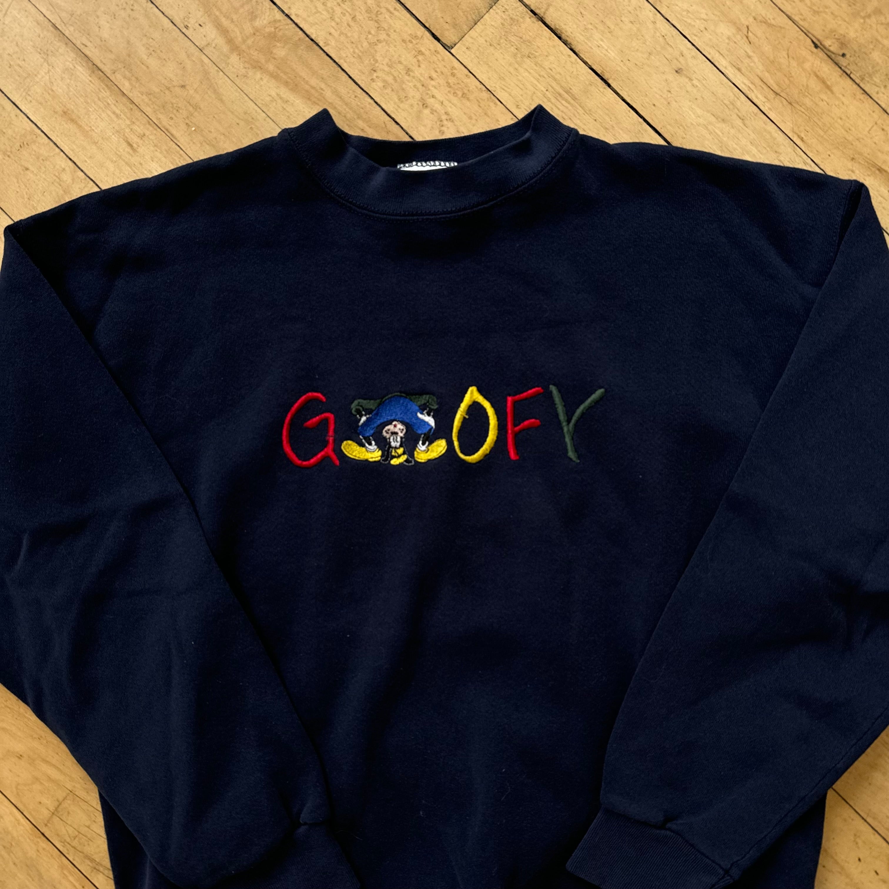 Vintage Goofy SpellOut CrewNeck Sz M