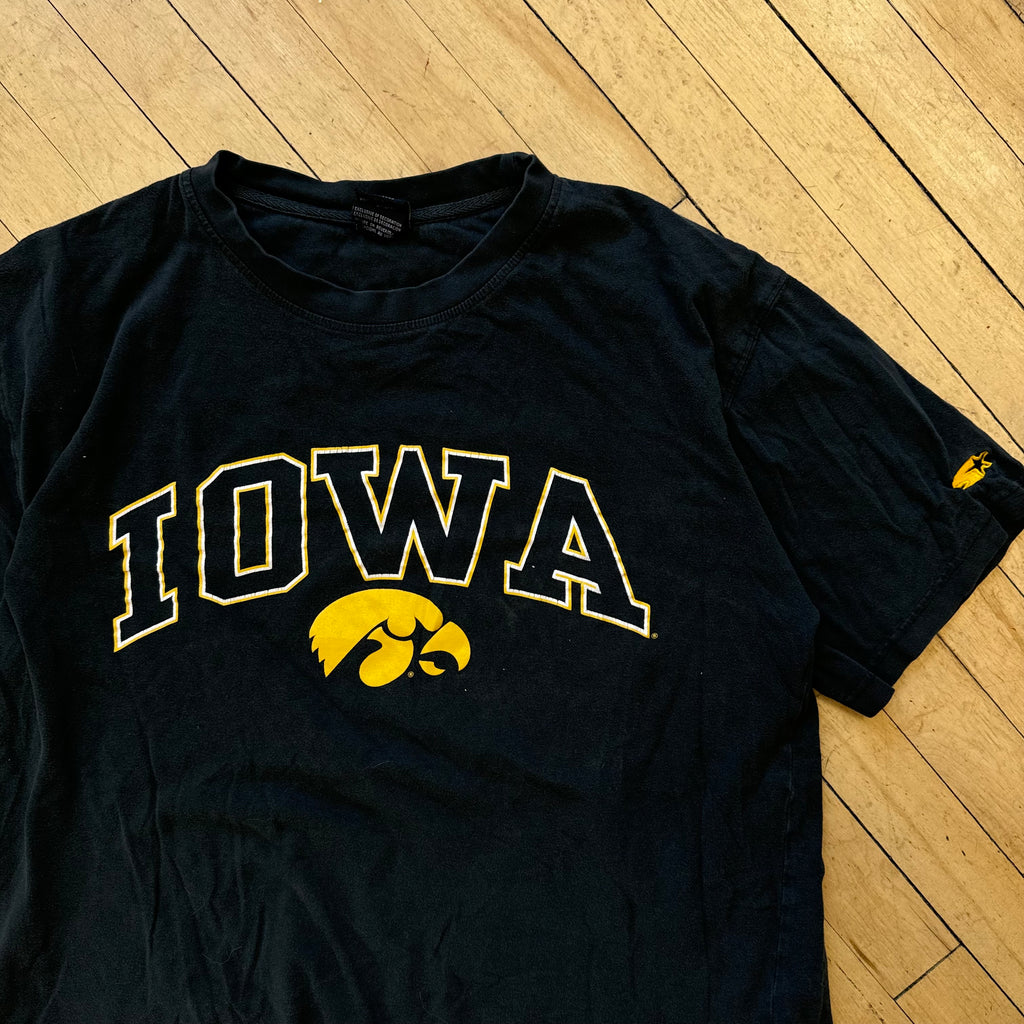 Vintage Stater Iowa SpellOut T-shirt Sz L