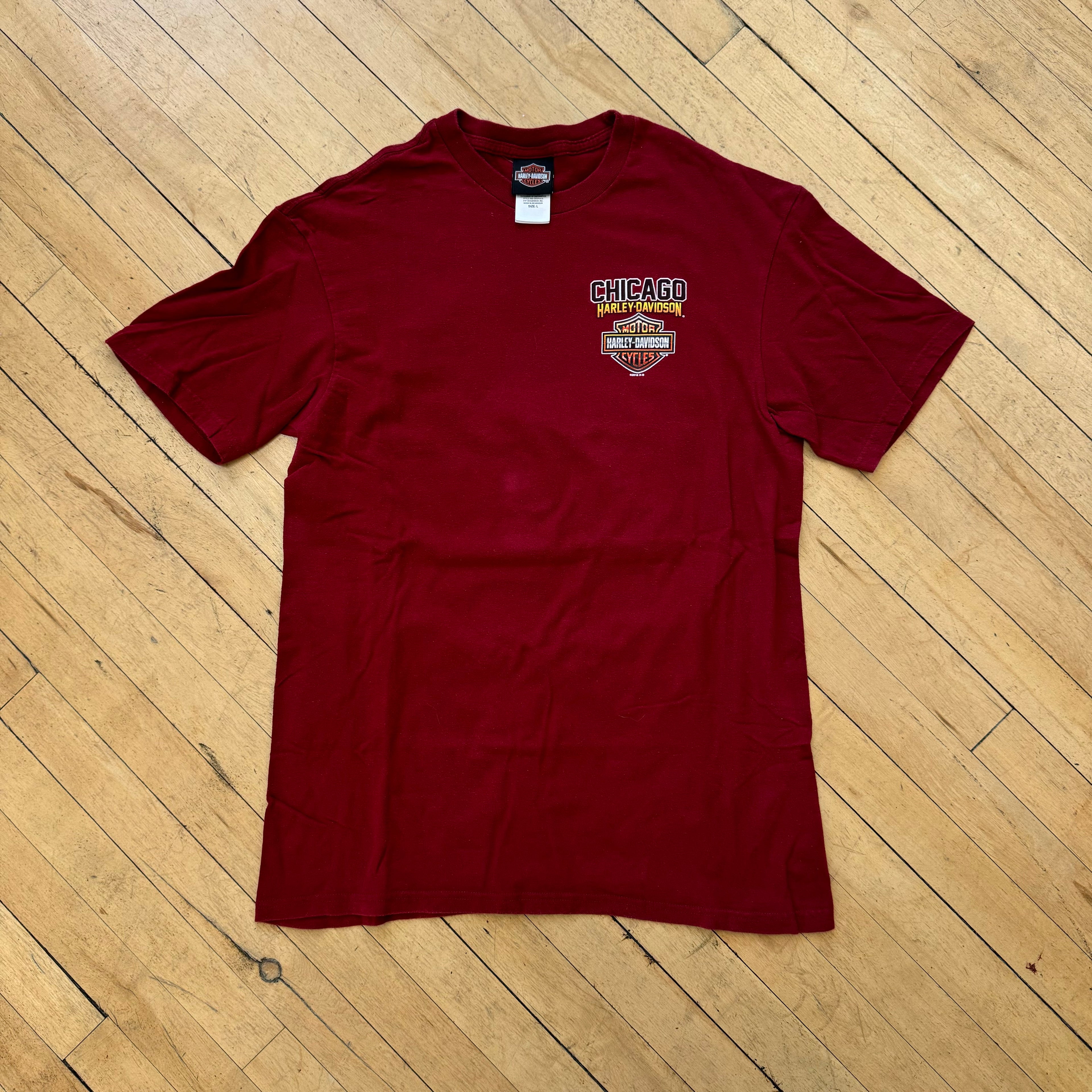Harley Davidson Chicago T-shirt Sz L