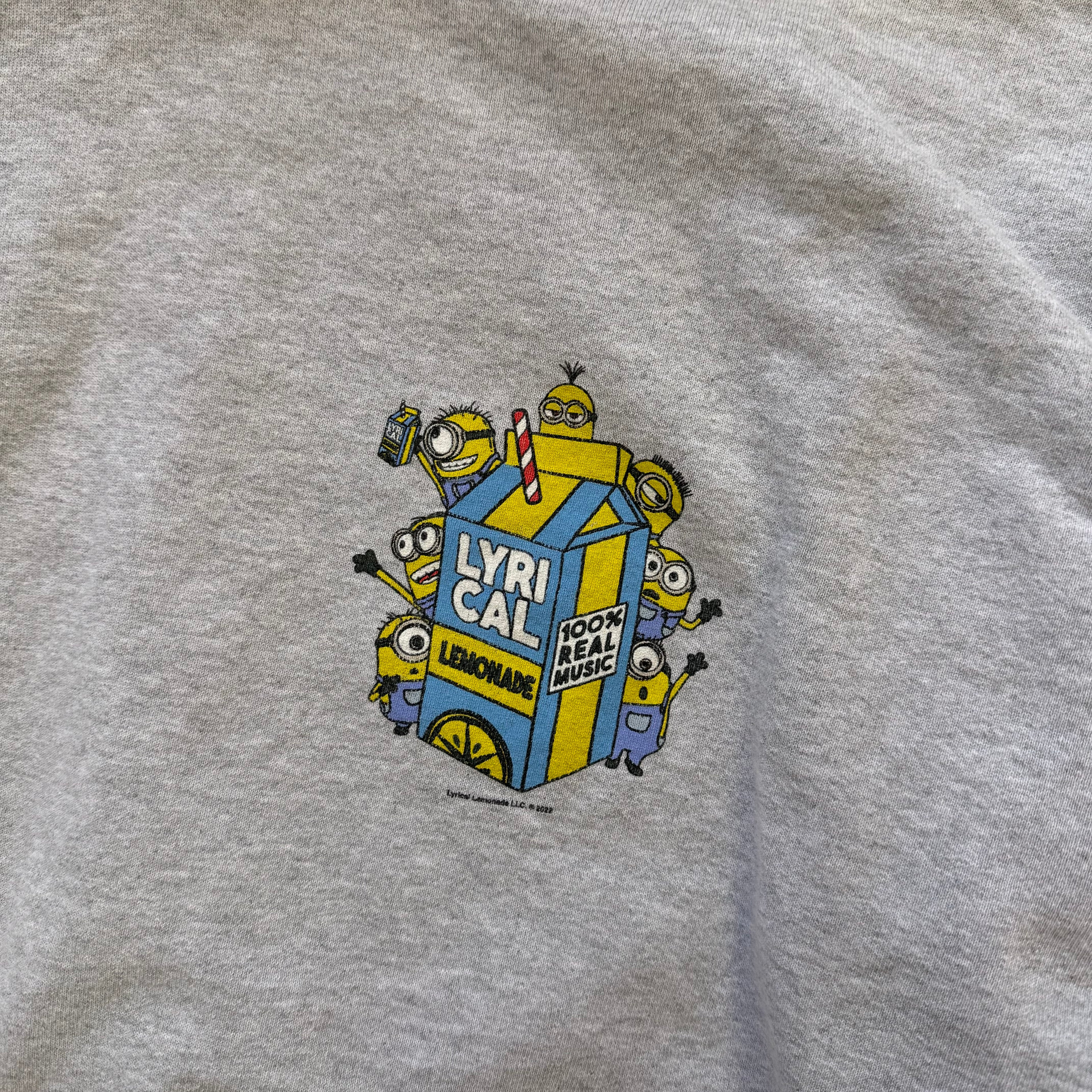 Lyrical Lemonade X Minions Hoodie Sz XL