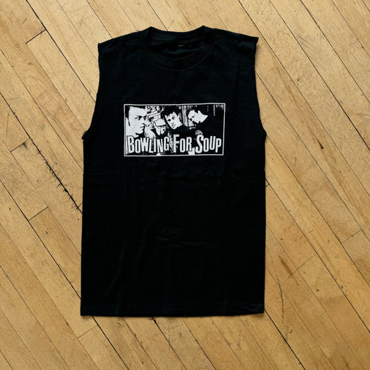 Vintage Bowling For Soup Cut Off T-shirt Sz M