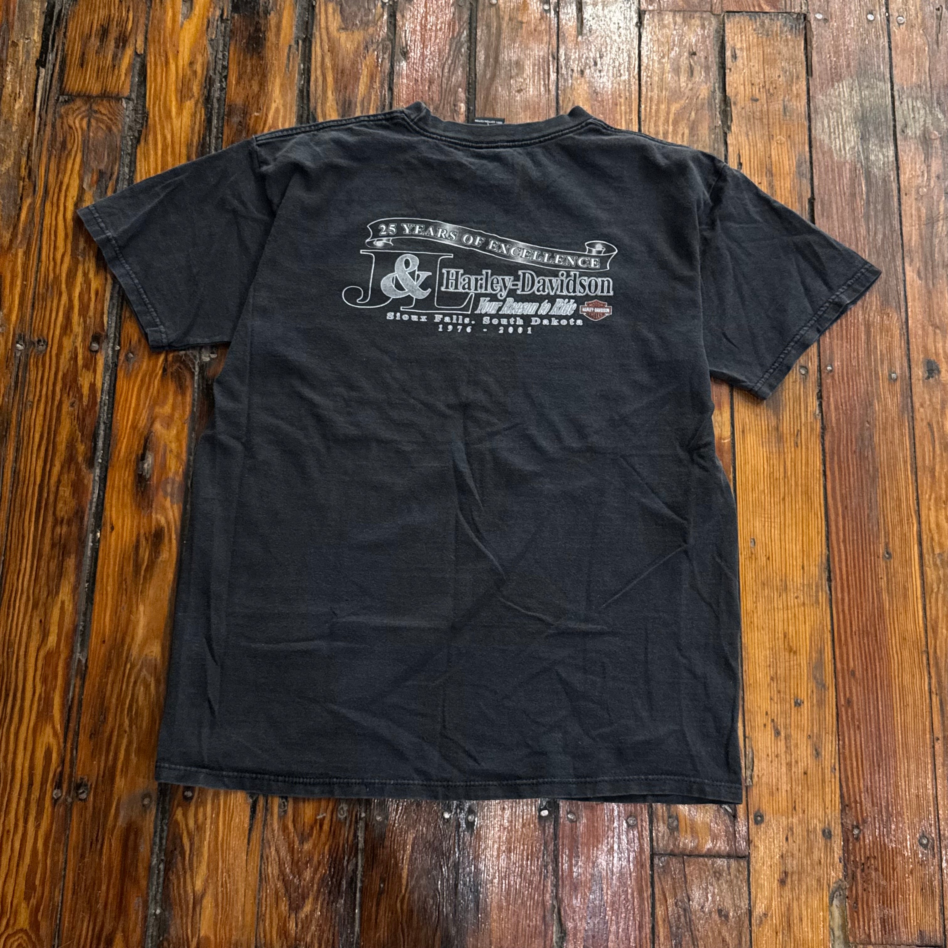 Vintage Harley Davidson SpellOut T-shirt Sz M