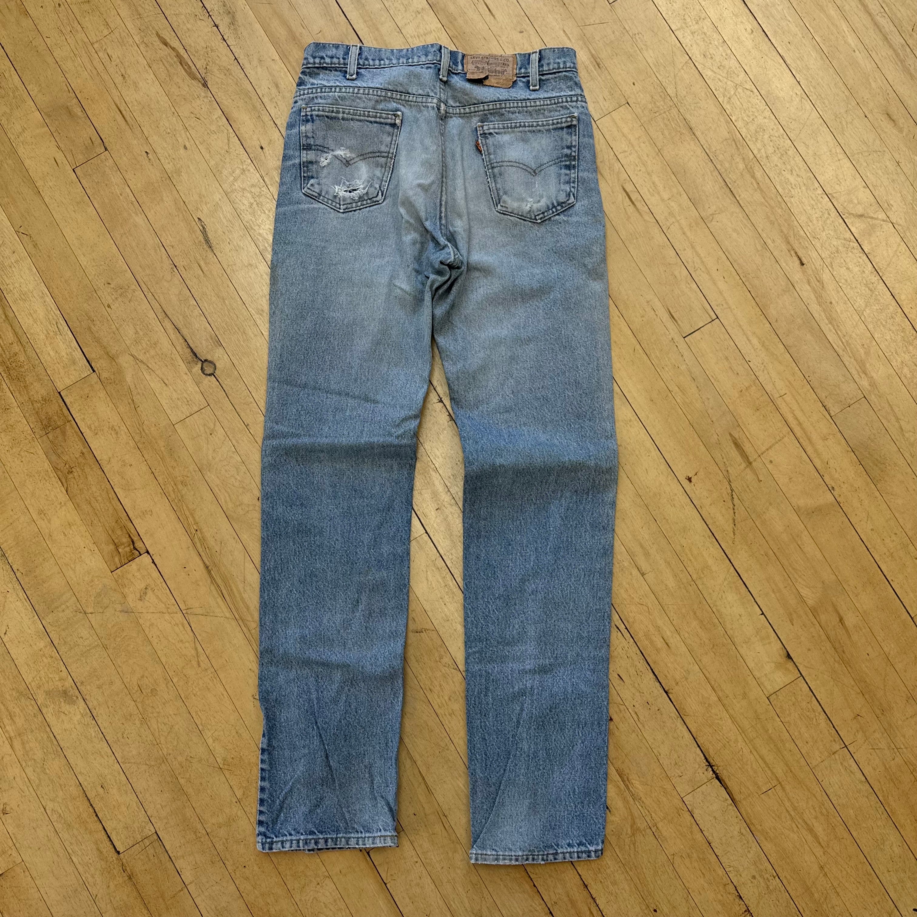 Vintage Orange Tab Levi jeans Sz 33x36