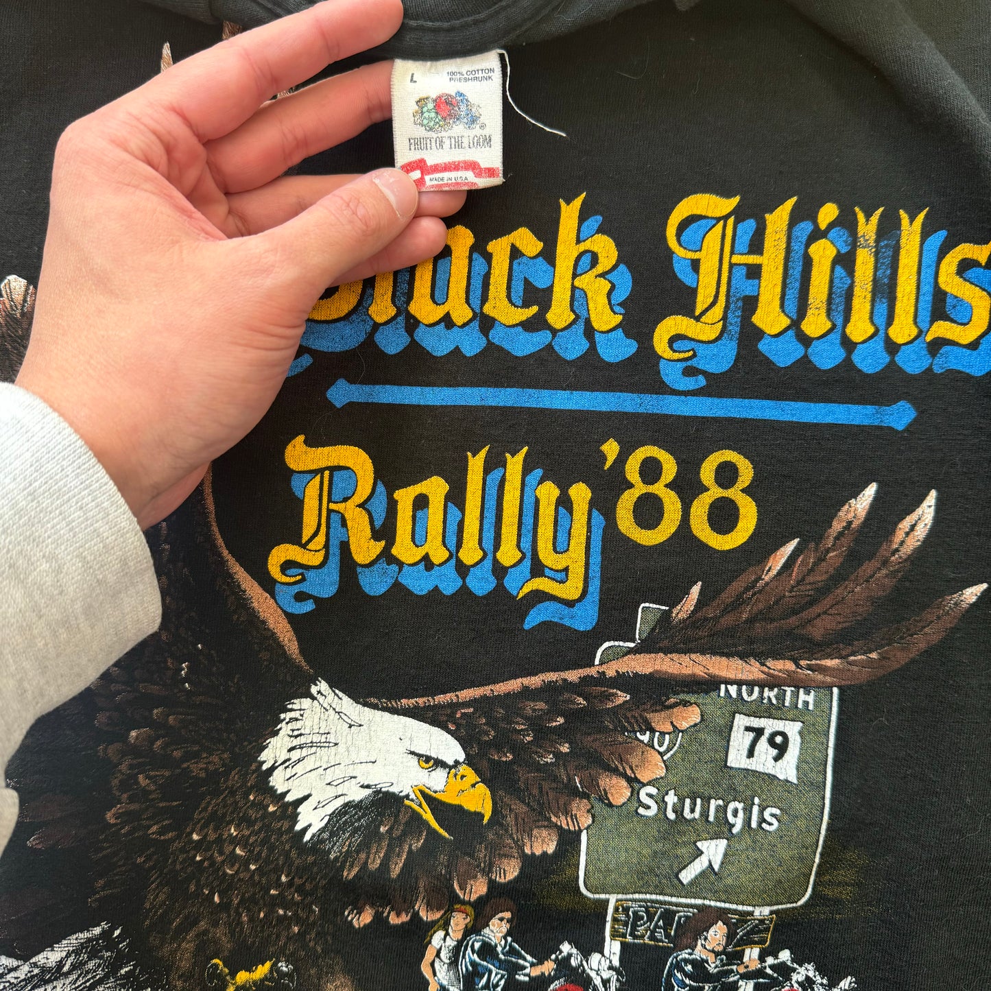 Vintage ‘88 Black Hills Sturgis rally T-shirt