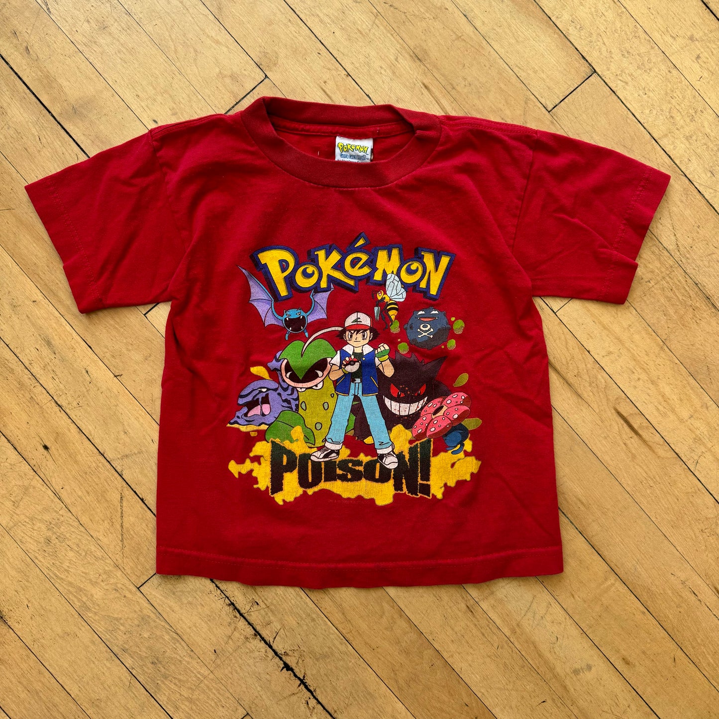 Vintage Pokémon Catch Them All T-shirt Sz 5/6