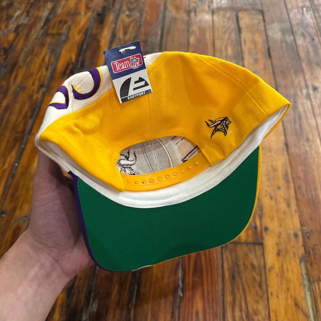 Vintage Minnesota Vikings Hat Twins Enterprise SnapBack (NEW)