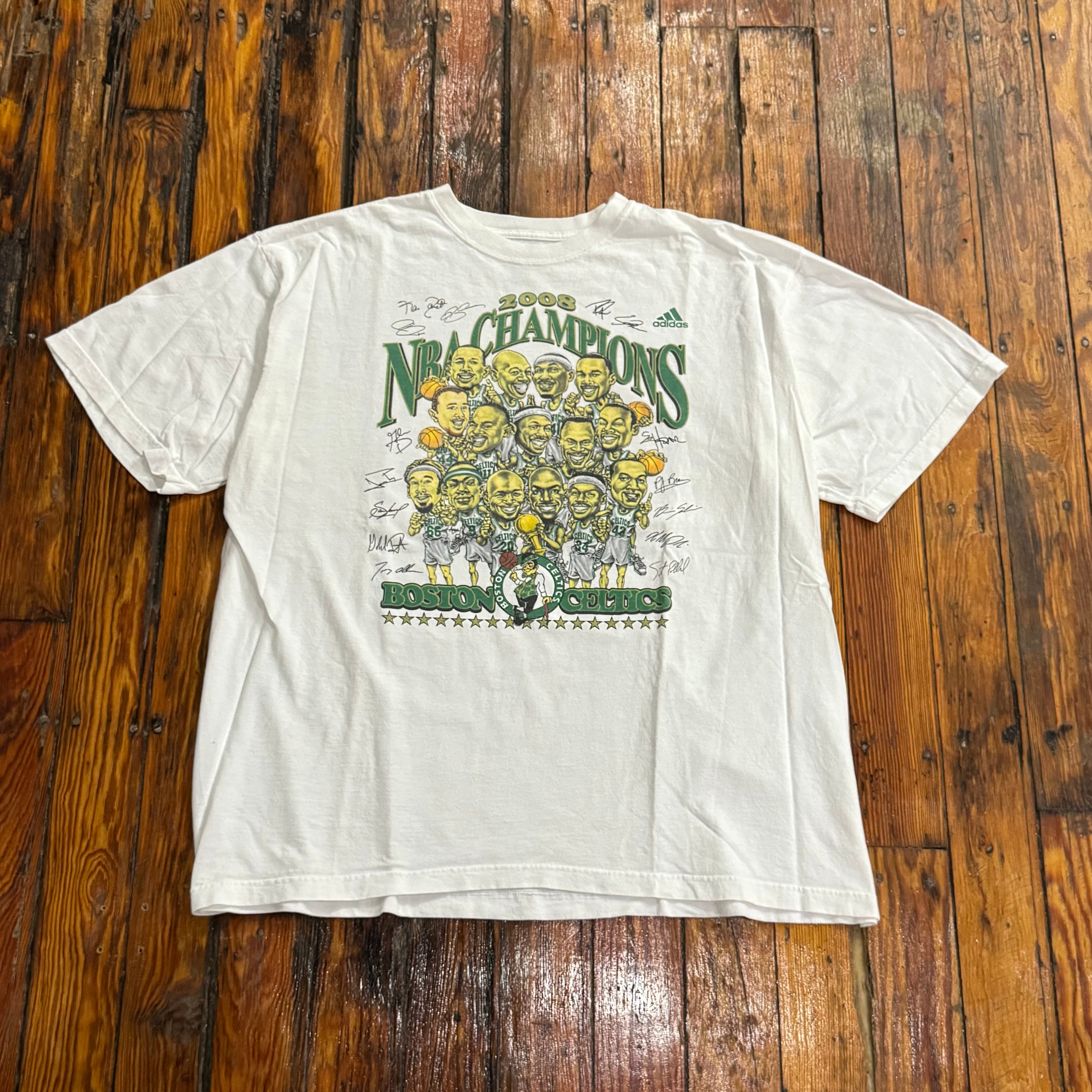 Y2K Celtics Charter Champions T-shirt Sz XXL