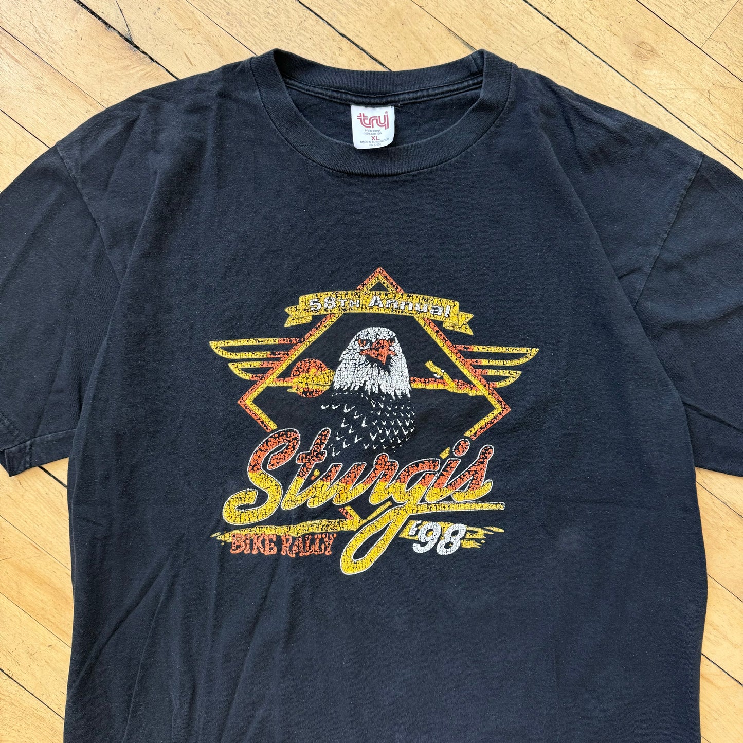 Vintage Sturgis Eagle Graphic T-shirt Sz XL