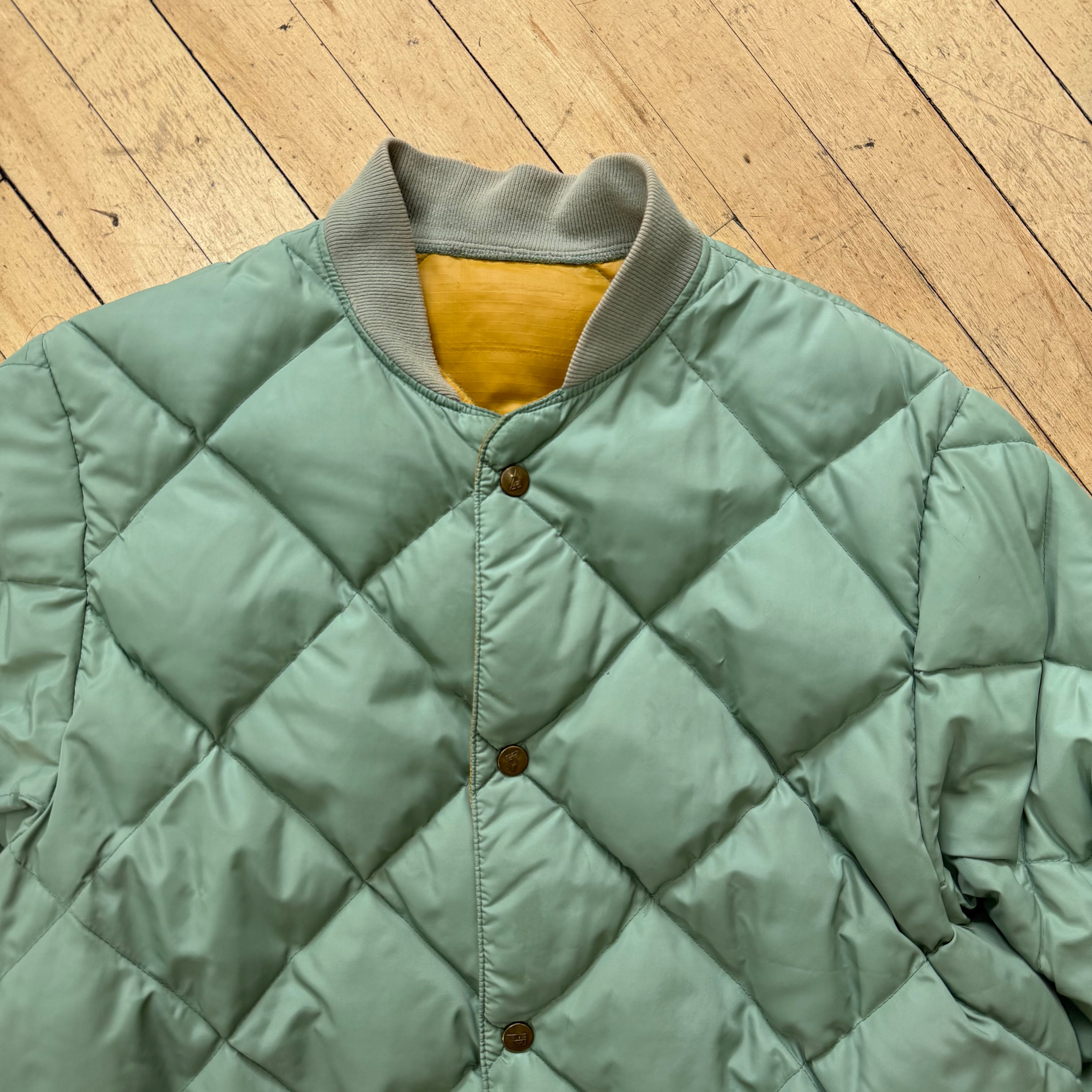 Vintage Eddie Bauer Goose Down 70s Puffer Jacket Sz L