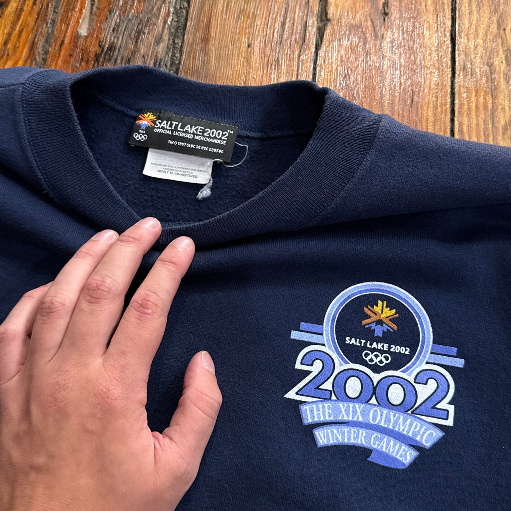 Vintage Salt Lake City Olympics CrewNeck Sz L