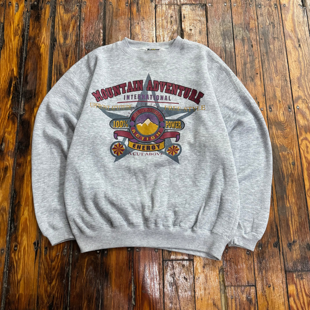 Vintage Mountain Adventure Crewneck Sz L