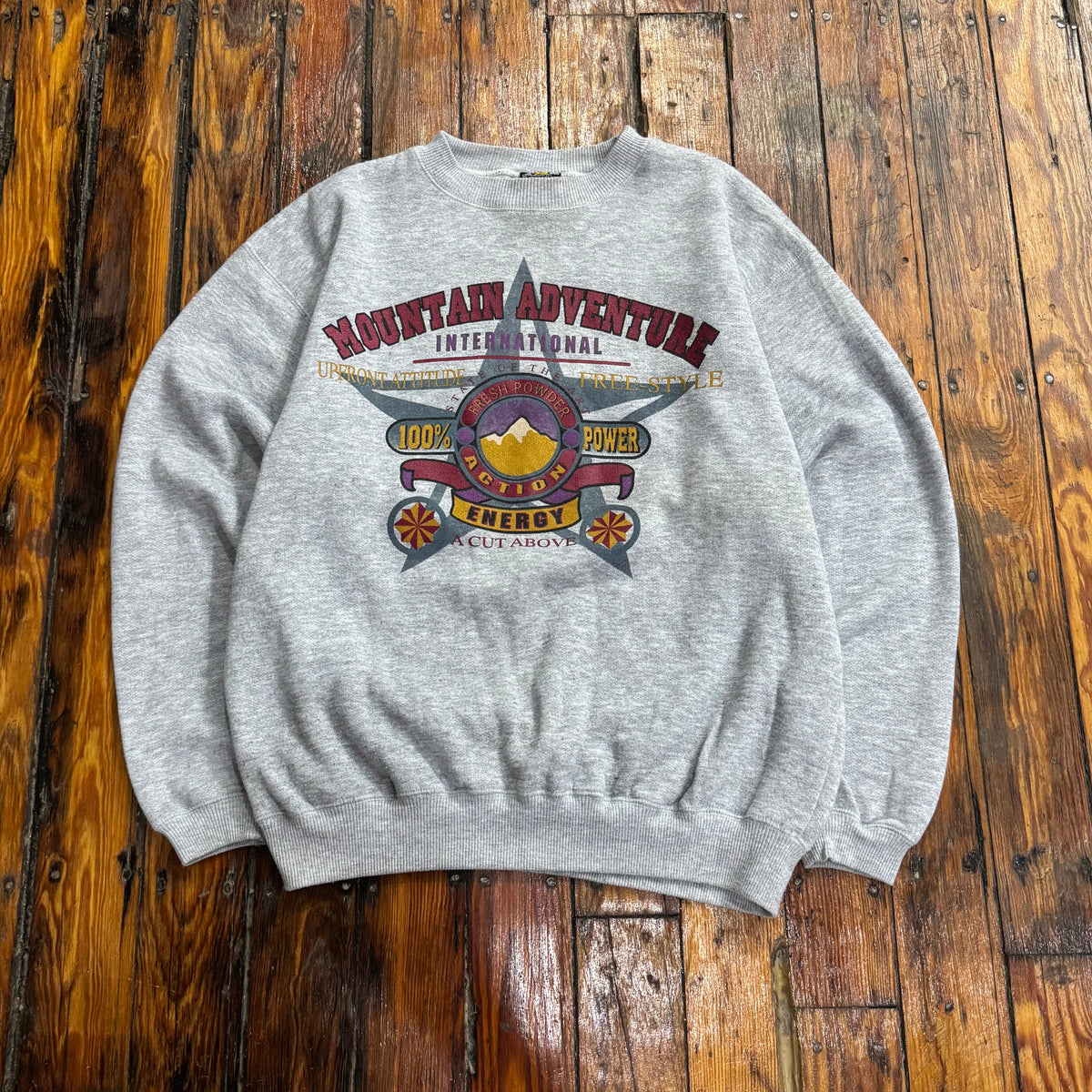 Vintage Mountain Adventure Crewneck Sz L