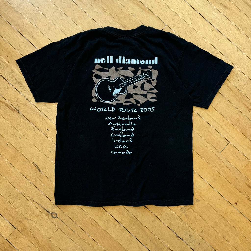 Vintage Neil Diamond World Tour T-shirt Sz L