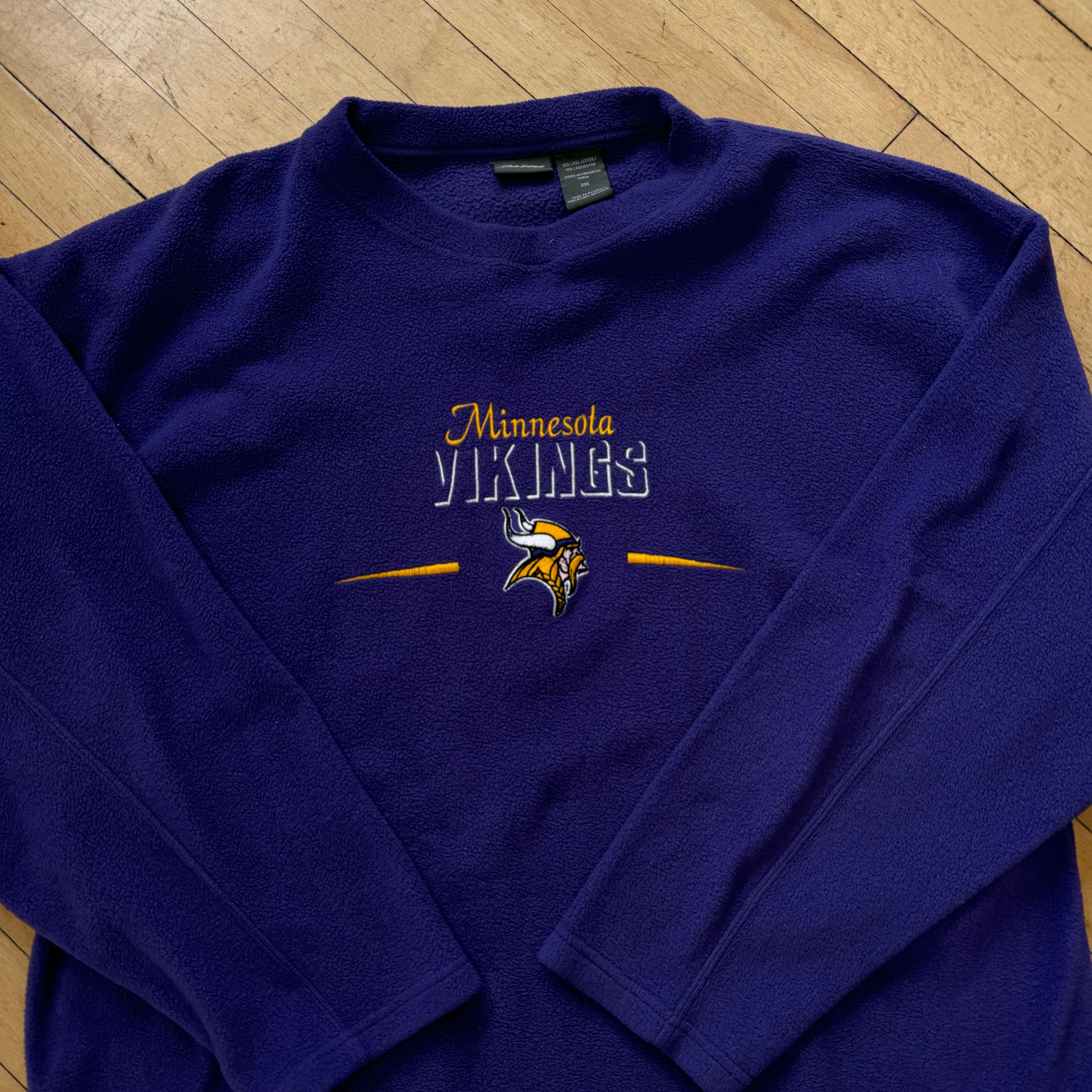 Vintage Fleece Vikings Crewneck Sz XXL