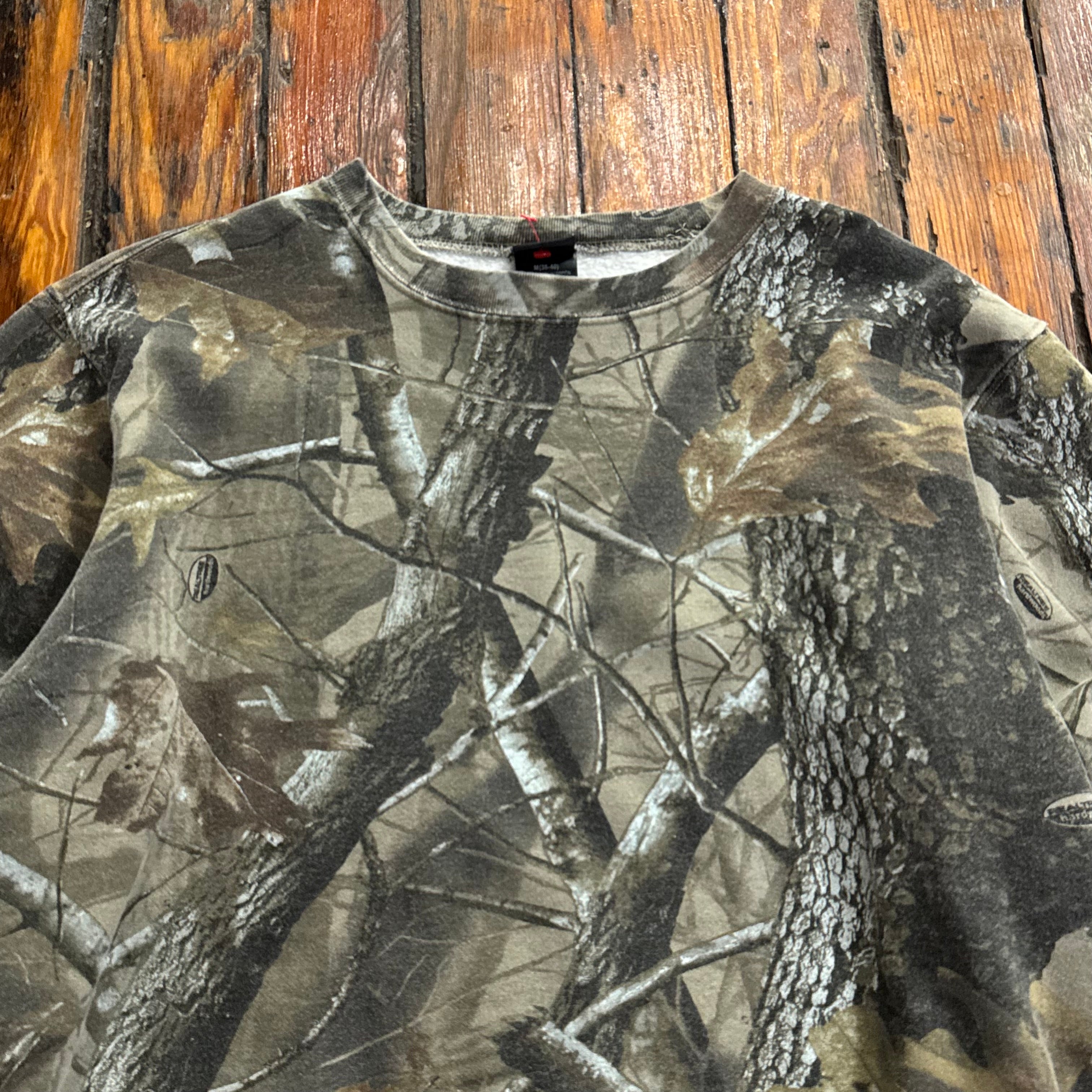 Vintage Camo Crewneck Sz M