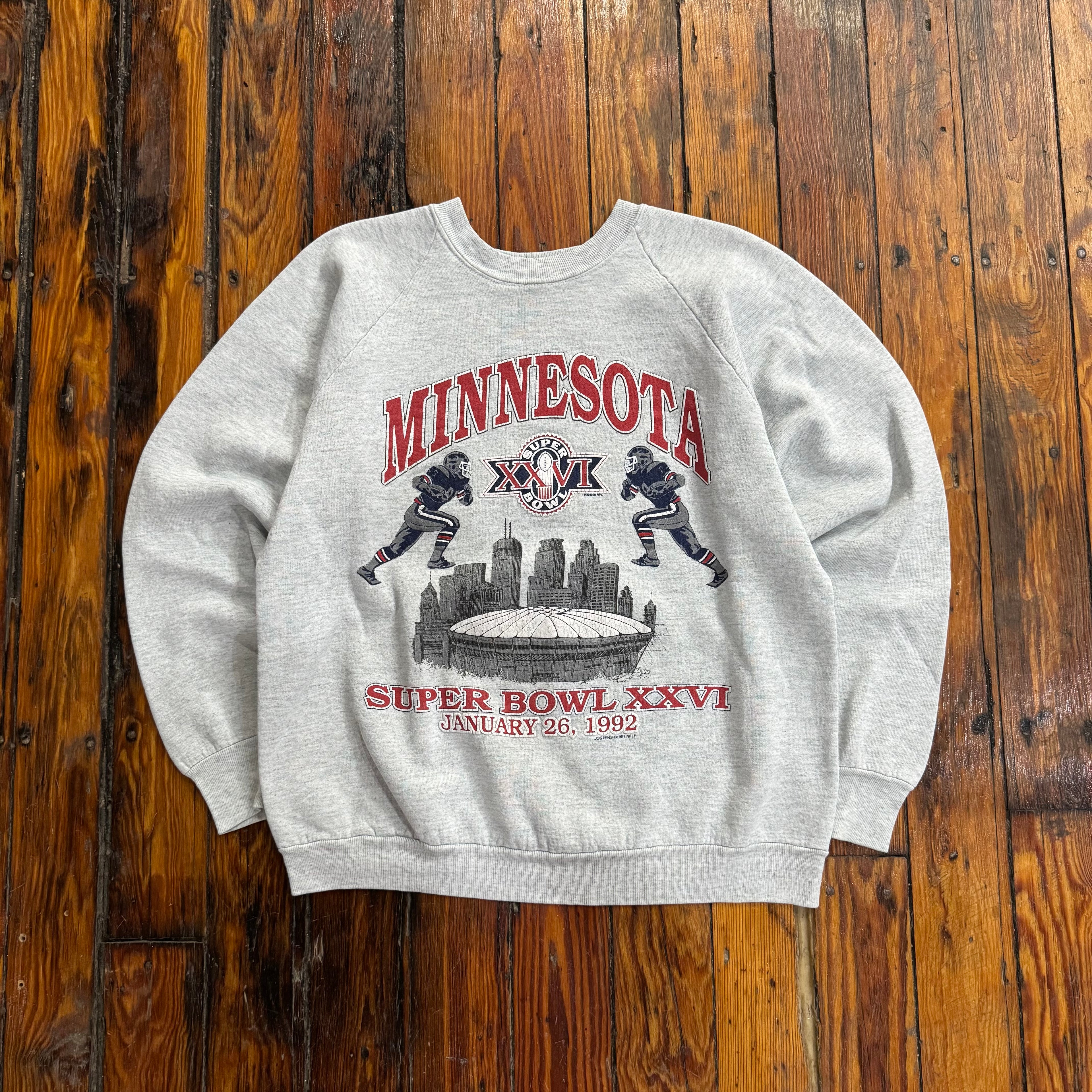 Vintage Minnesota Super Bowl CrewNeck Sz L