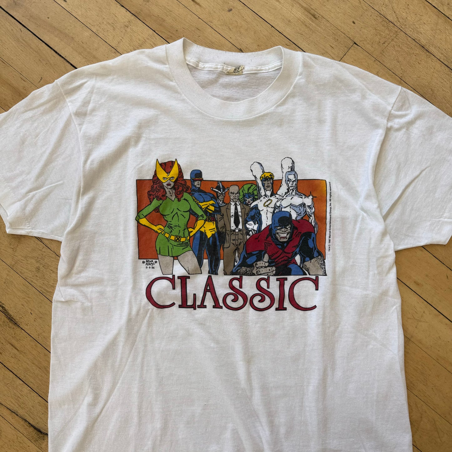 Vintage 80s Marvel Classic T-shirt Sz XL