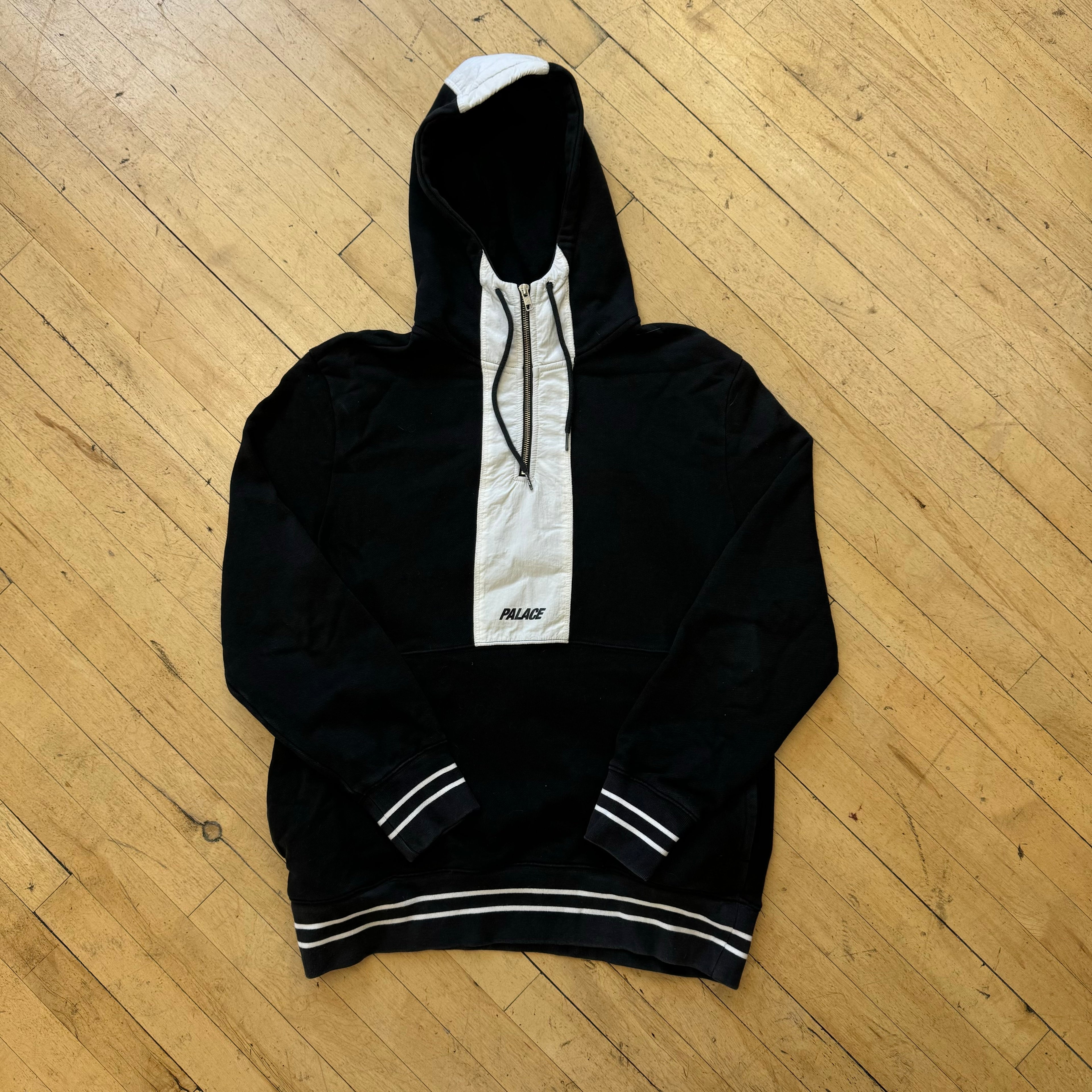 Palace Quarter Zip Hoodie Sz L