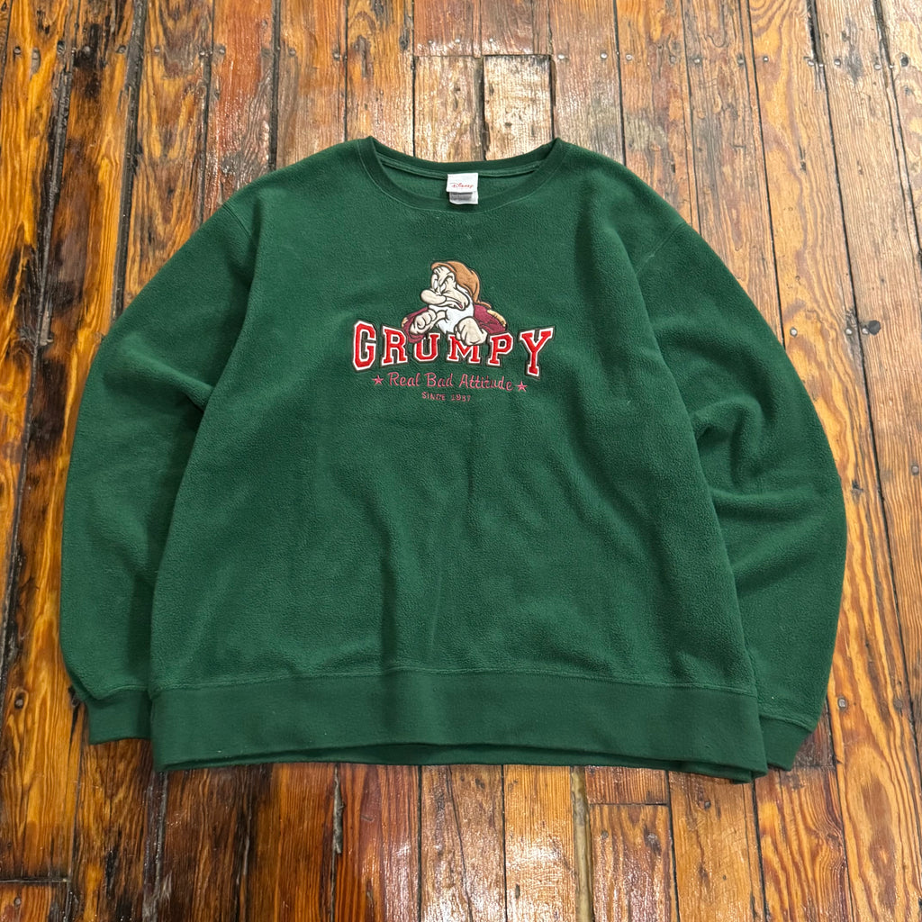 Vintage Grumpy Fleece Crewneck Sz XL